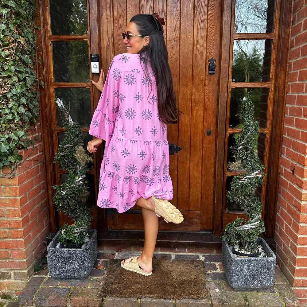 Delilah Swing Dress - Blush Boutique Essex