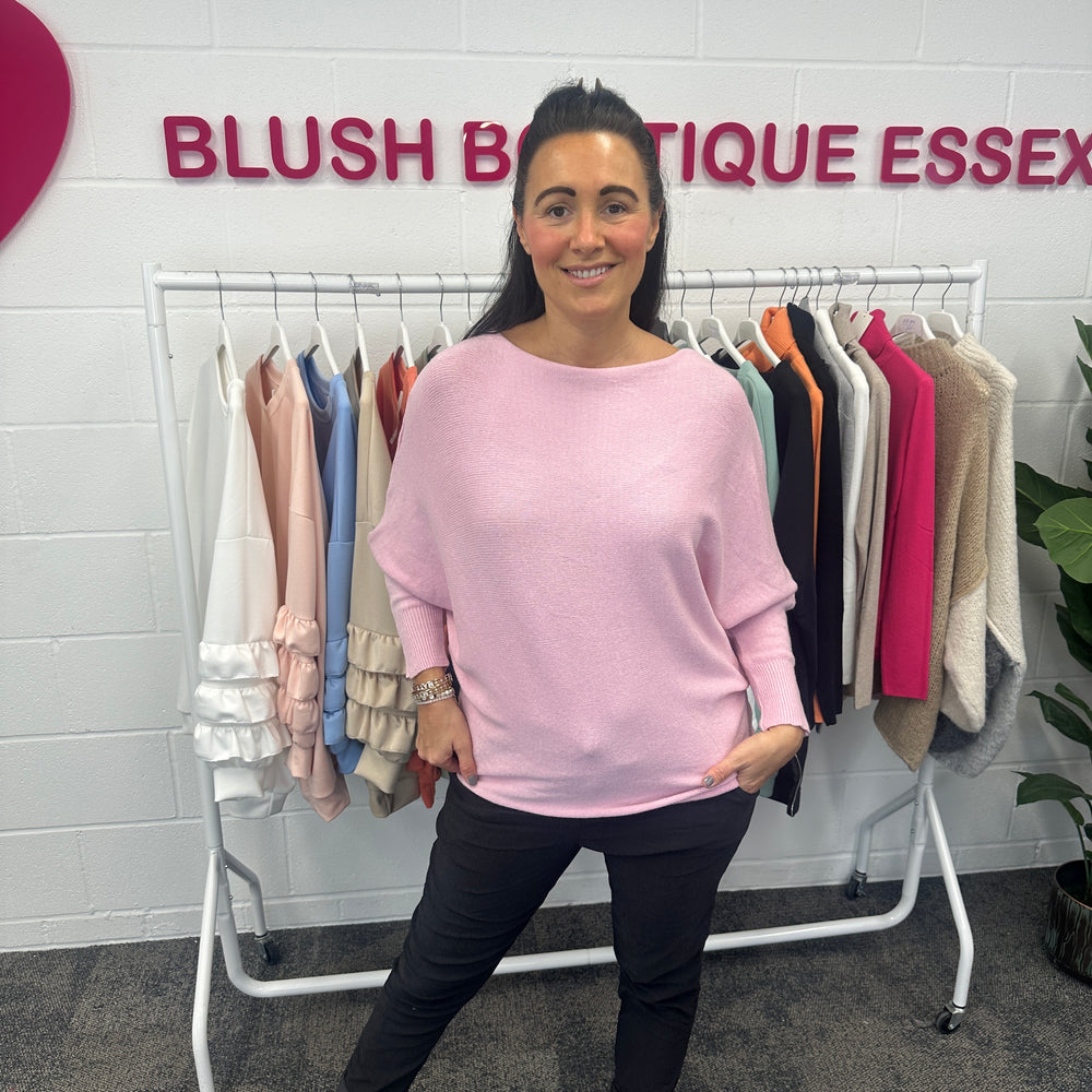 Bree Soft Knit Jumper - Blush Boutique Essex