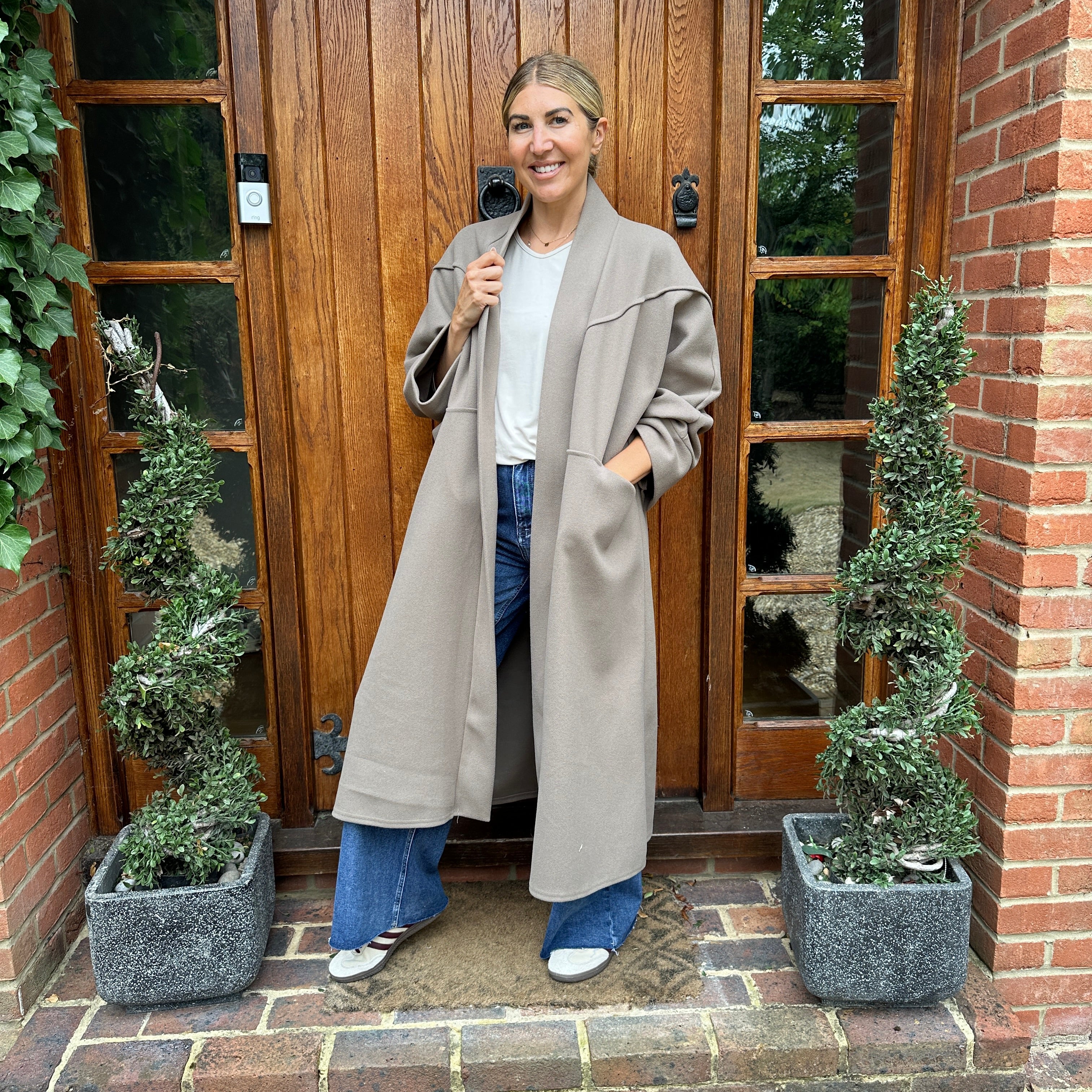 Frank Duster Coat - Blush Boutique Essex