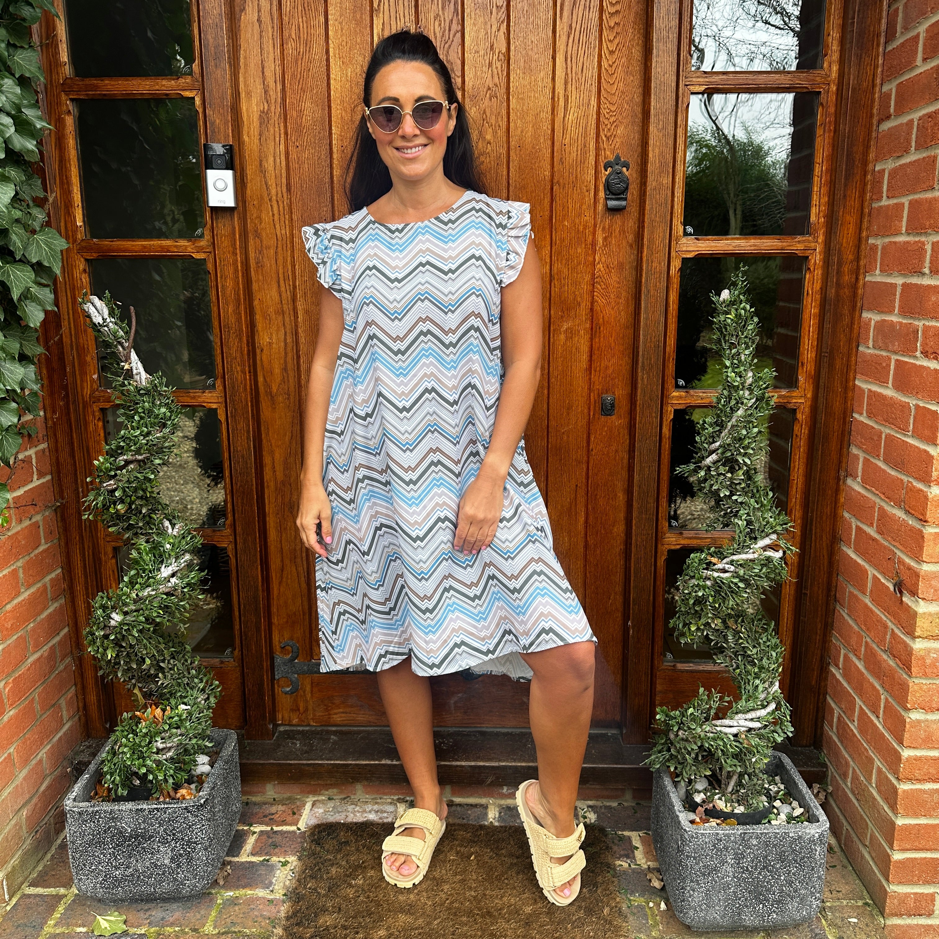 Mimi Button Dress - Blush Boutique Essex