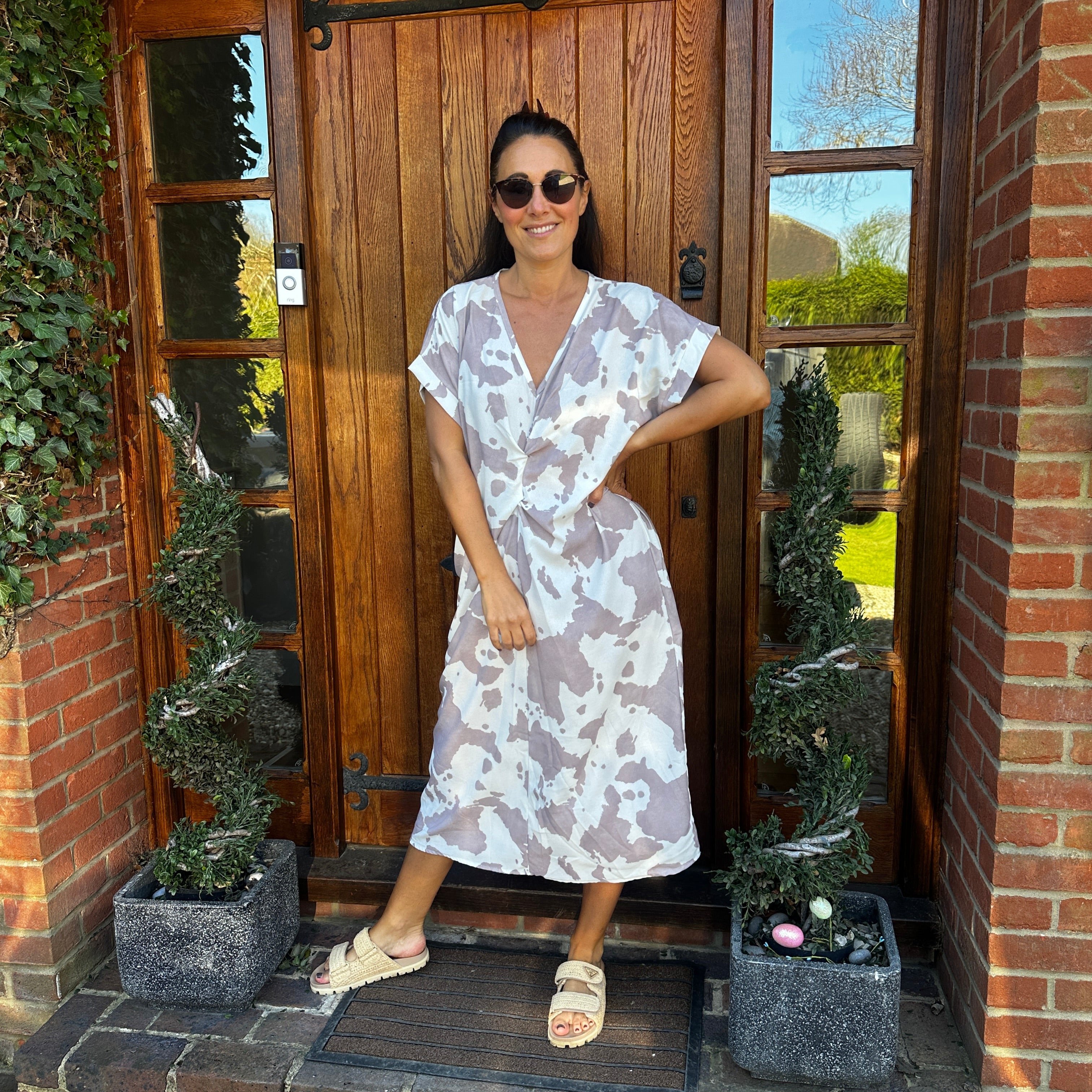 Daisy Knot Dress - Blush Boutique Essex