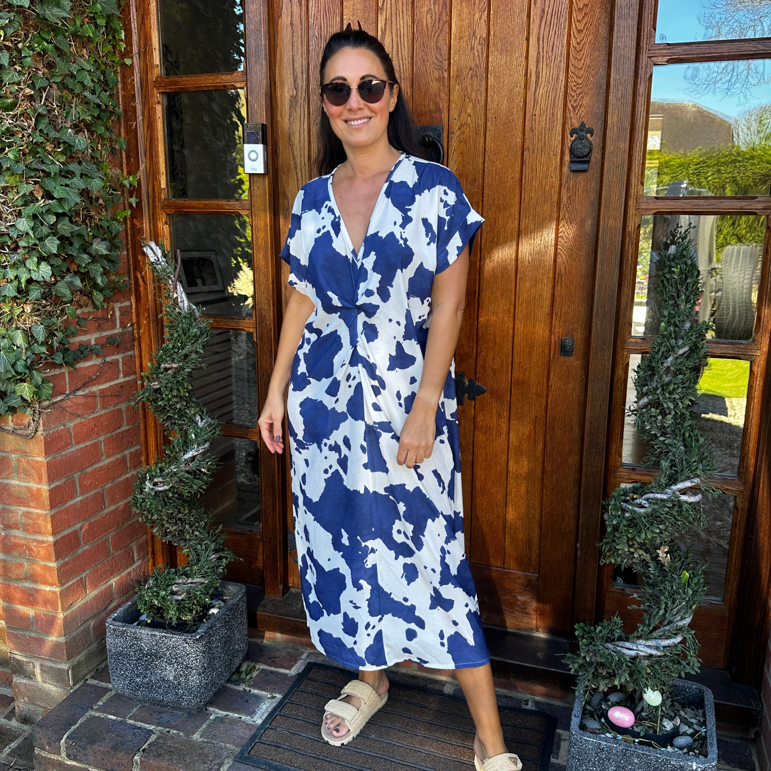 Daisy Knot Dress - Blush Boutique Essex