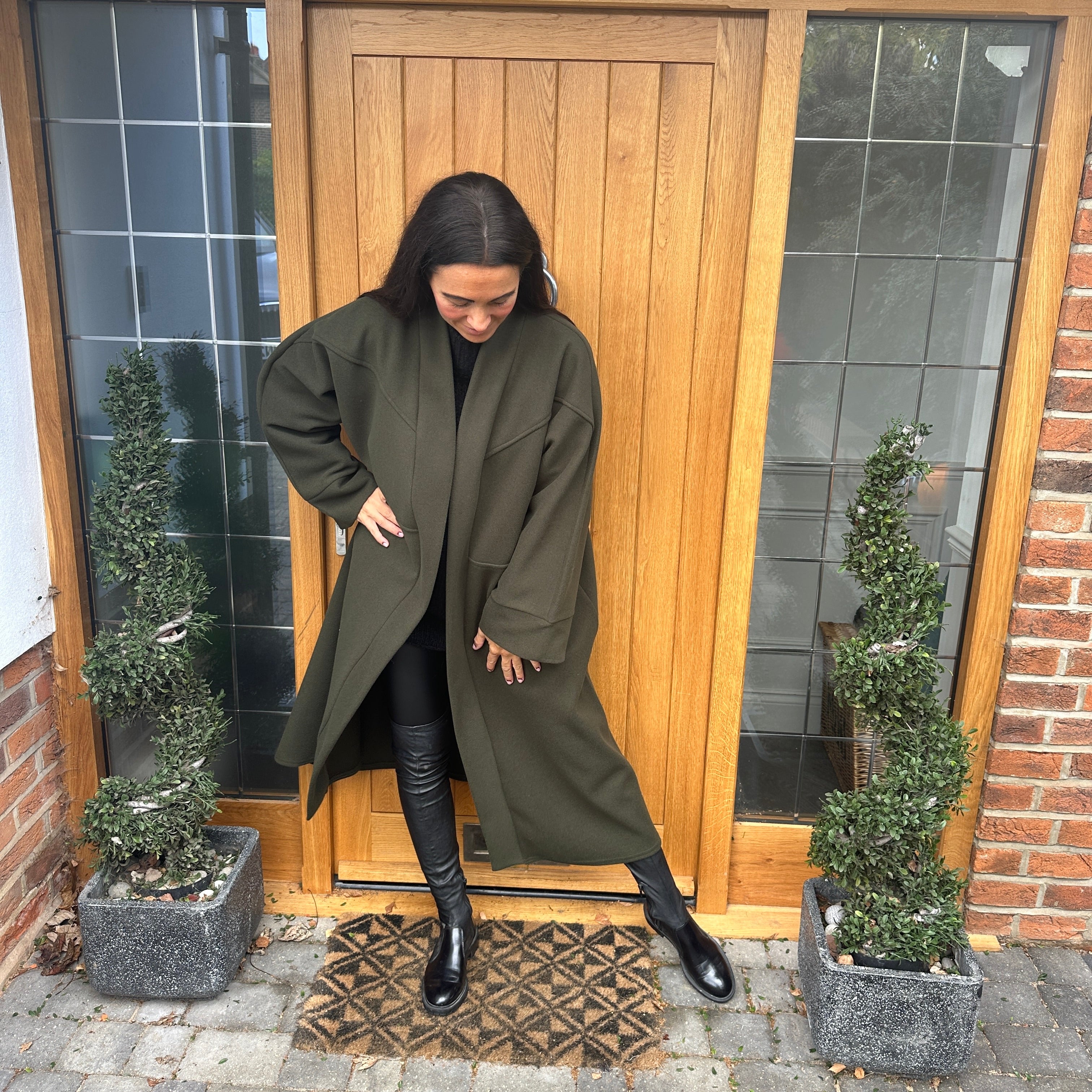Frank Duster Coat - Blush Boutique Essex