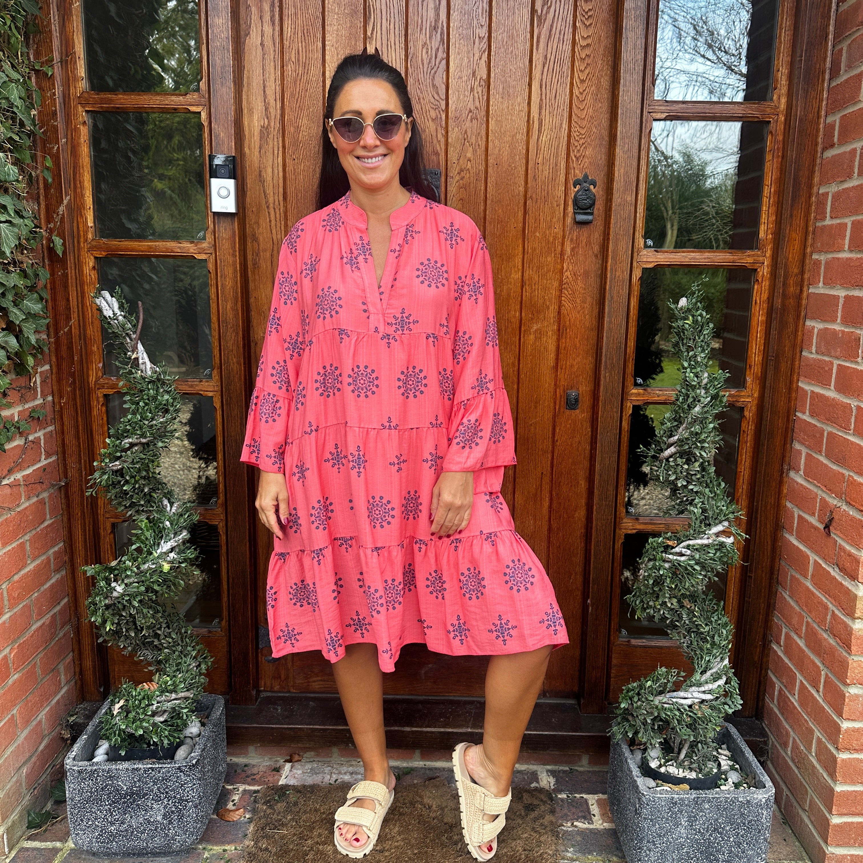 Delilah Swing Dress - Blush Boutique Essex