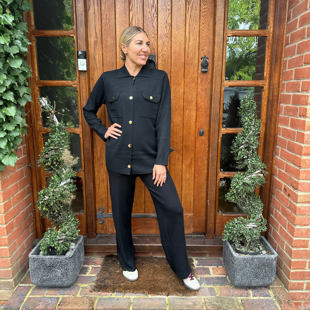 Juliette Button Co Ord - Blush Boutique Essex