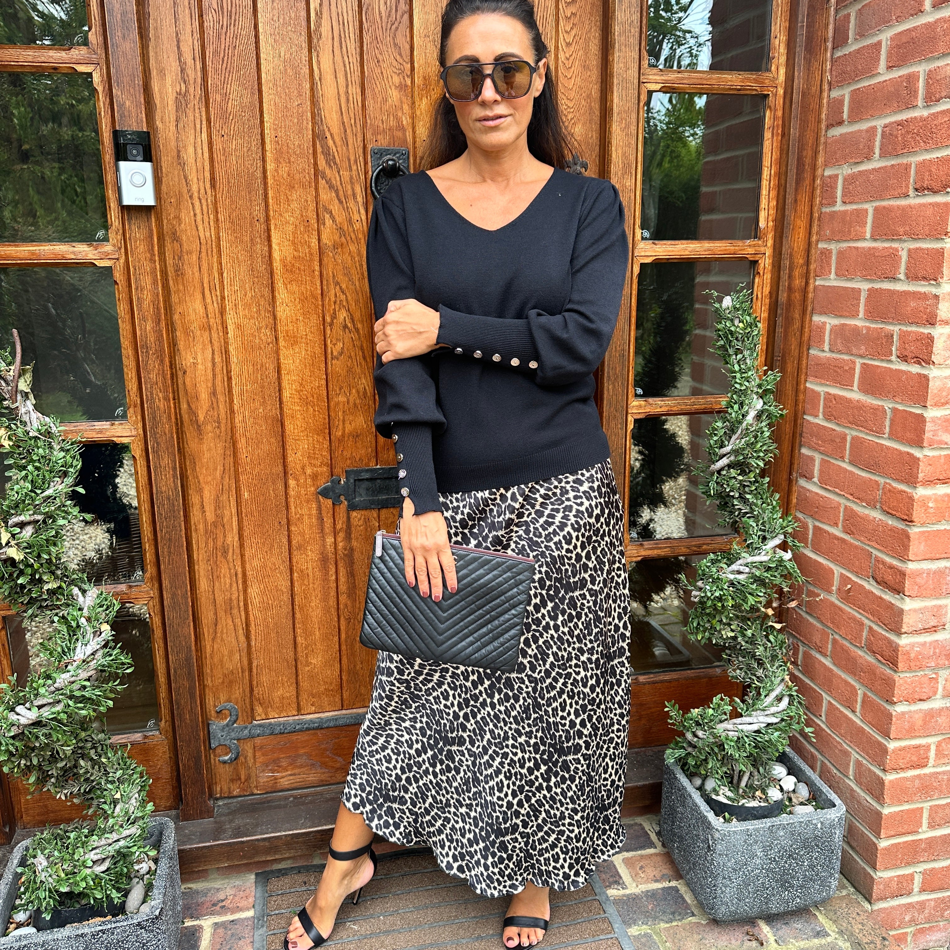 Tali Leopard Skirt