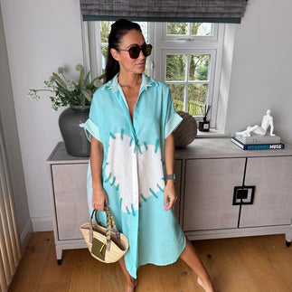 Lulu Shirt Dress - Blush Boutique Essex