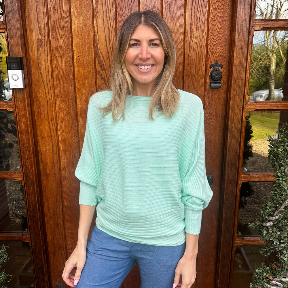 Sammie Ribbed Jumper - Blush Boutique Essex