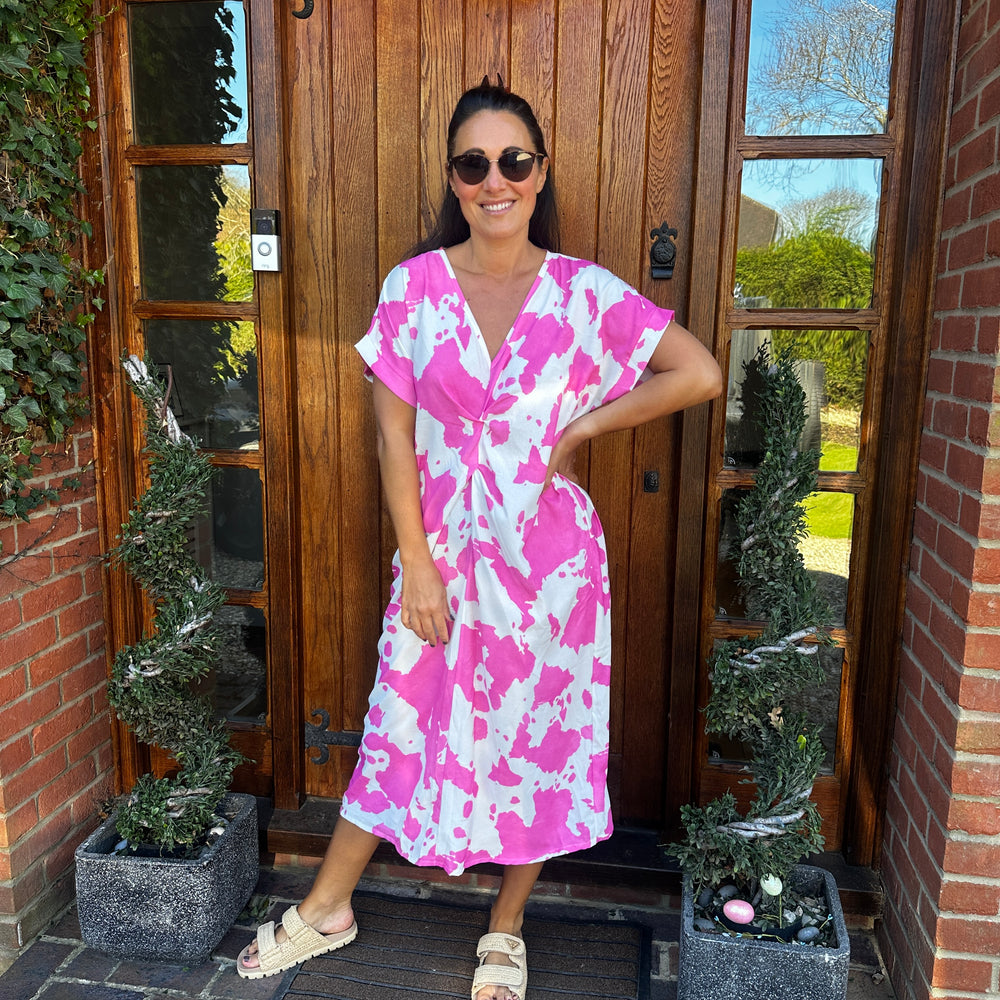 Daisy Knot Dress - Blush Boutique Essex