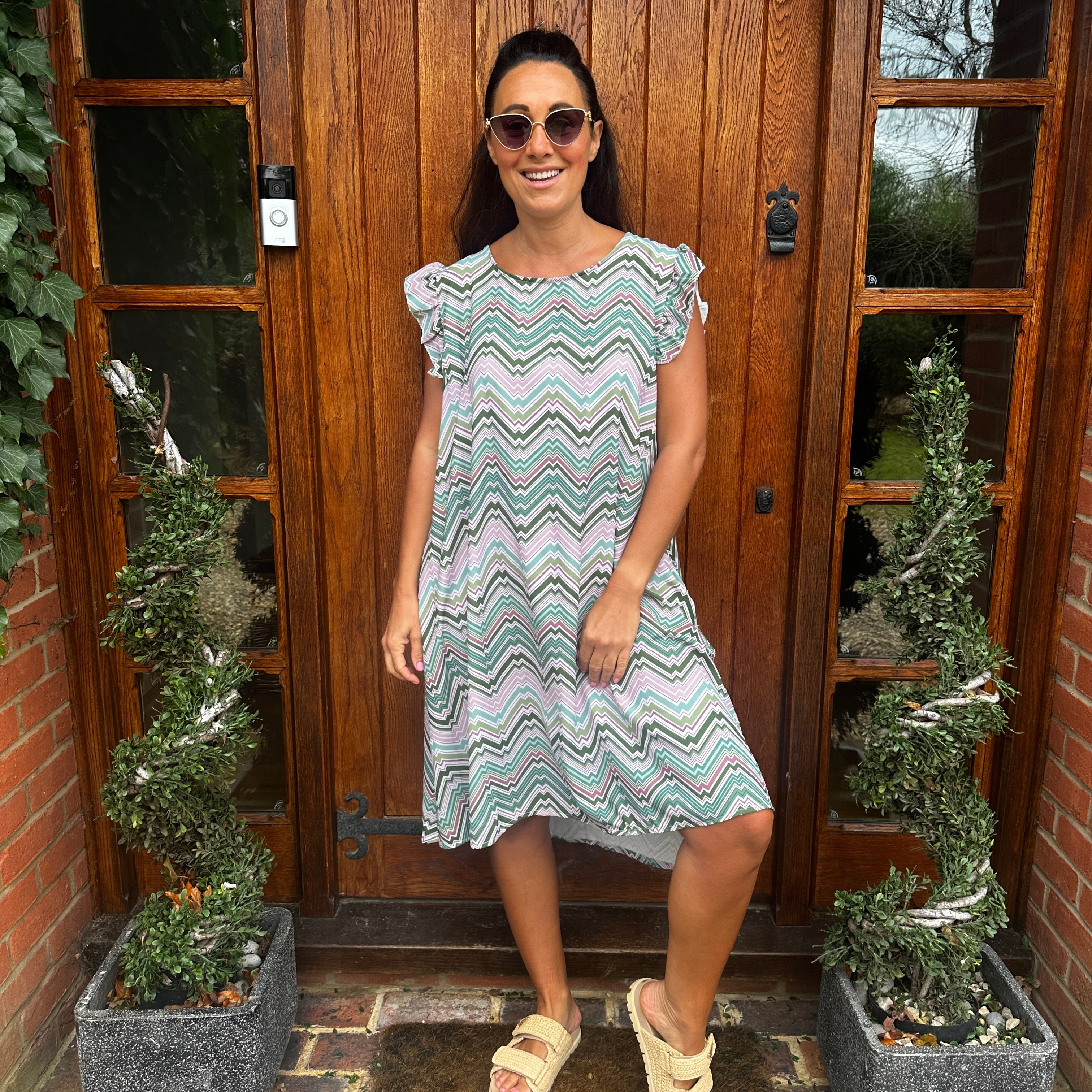 Mimi Button Dress - Blush Boutique Essex