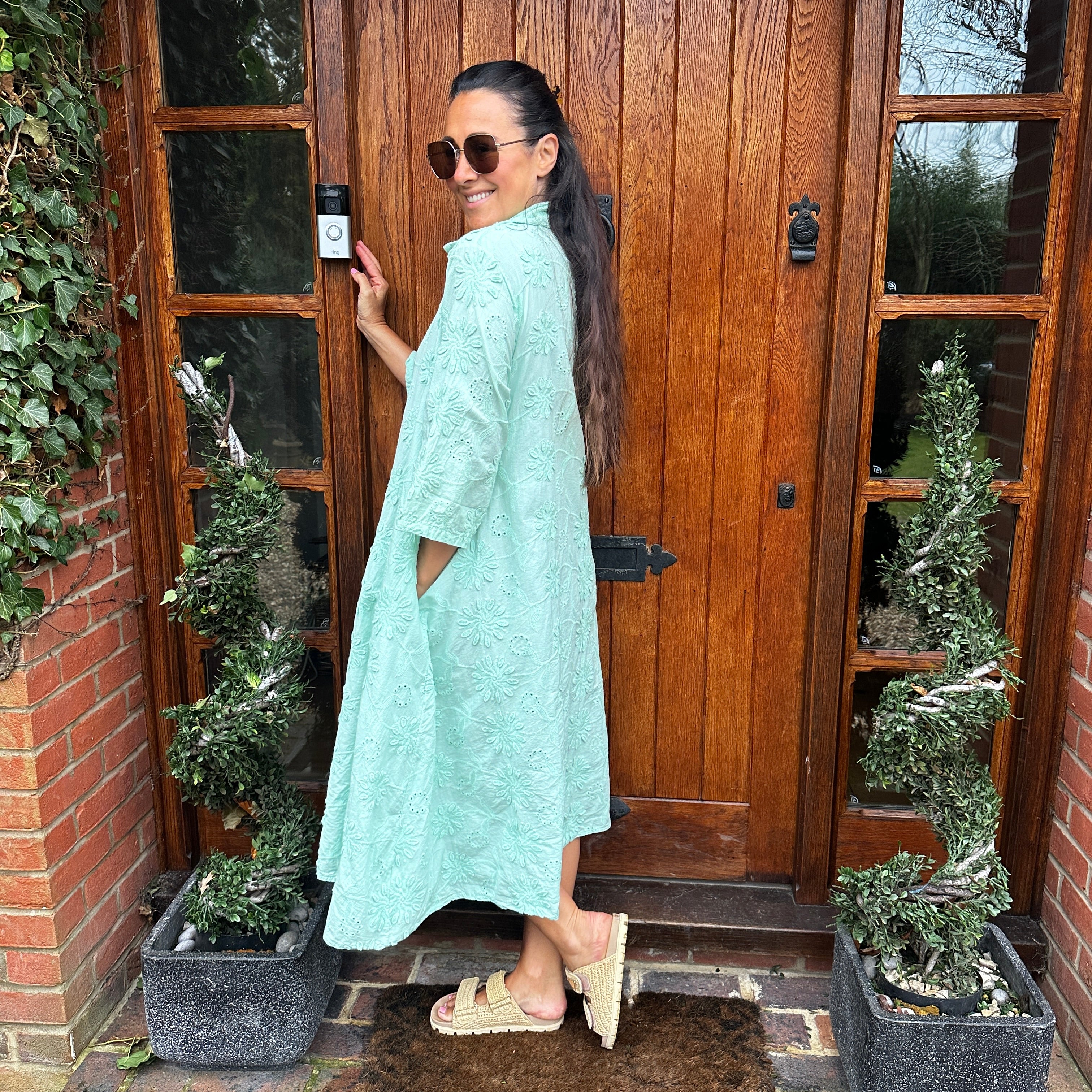 Poppy Embroidered Dress