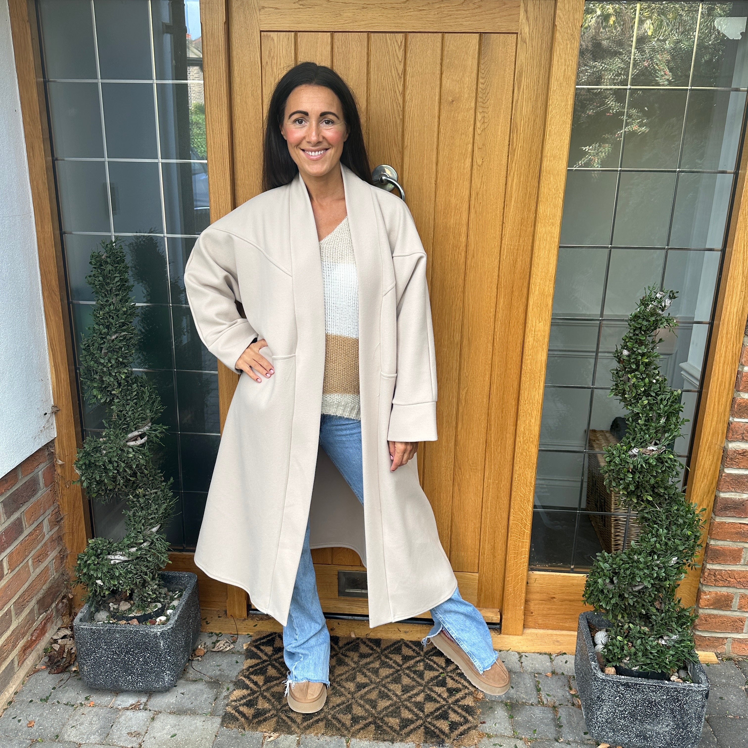 Frank Duster Coat - Blush Boutique Essex