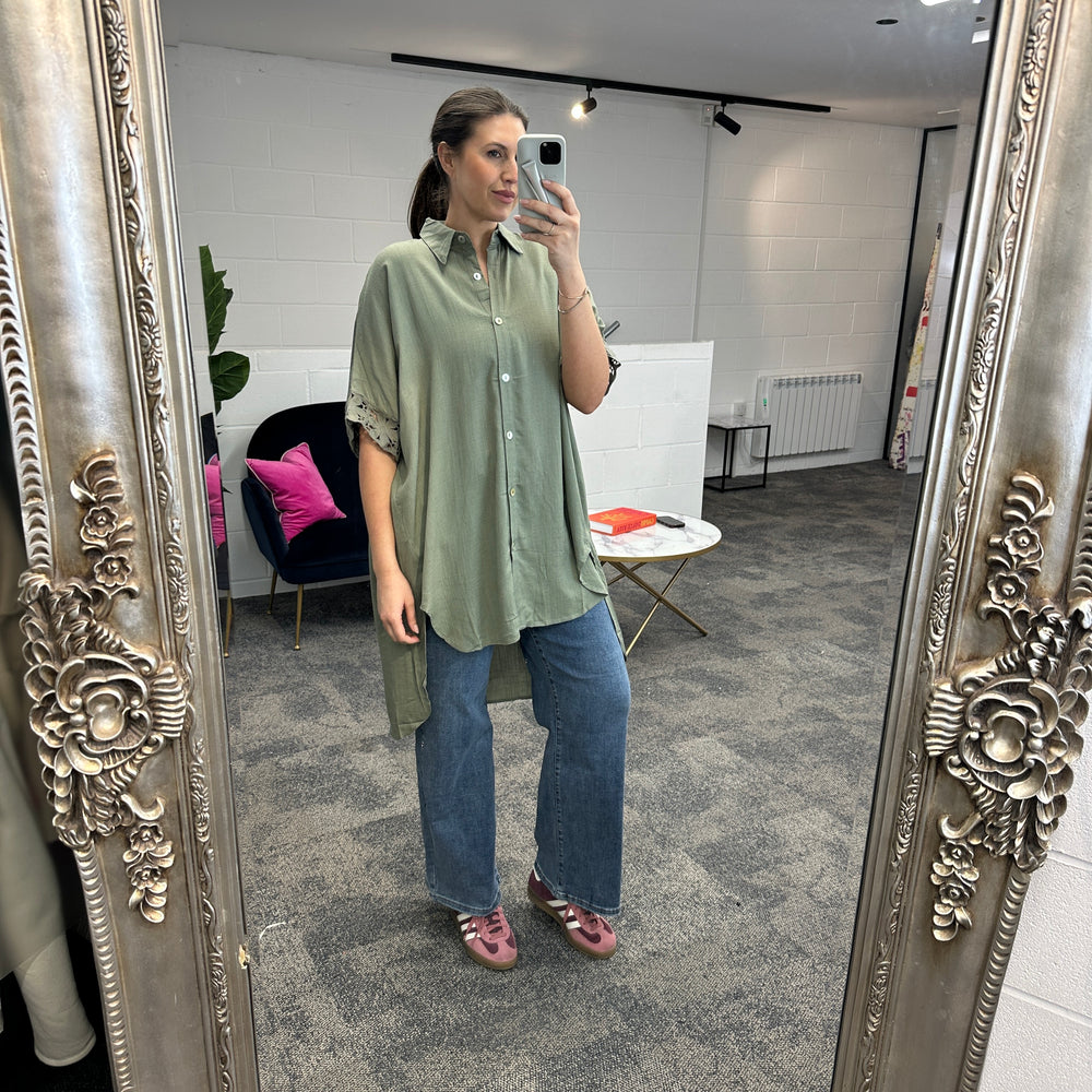 Fleur Anglaise Shirt - Blush Boutique Essex