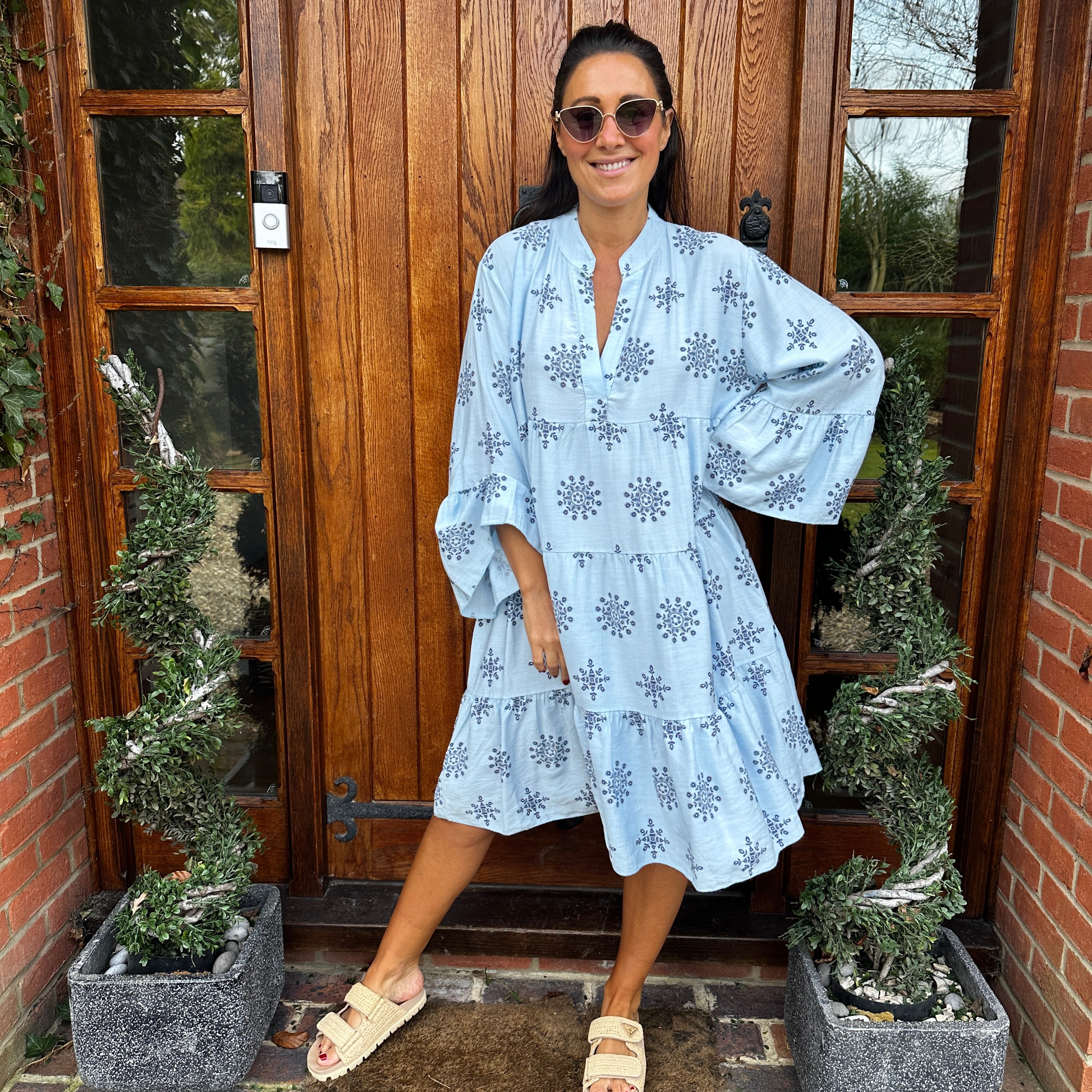 Delilah Swing Dress - Blush Boutique Essex
