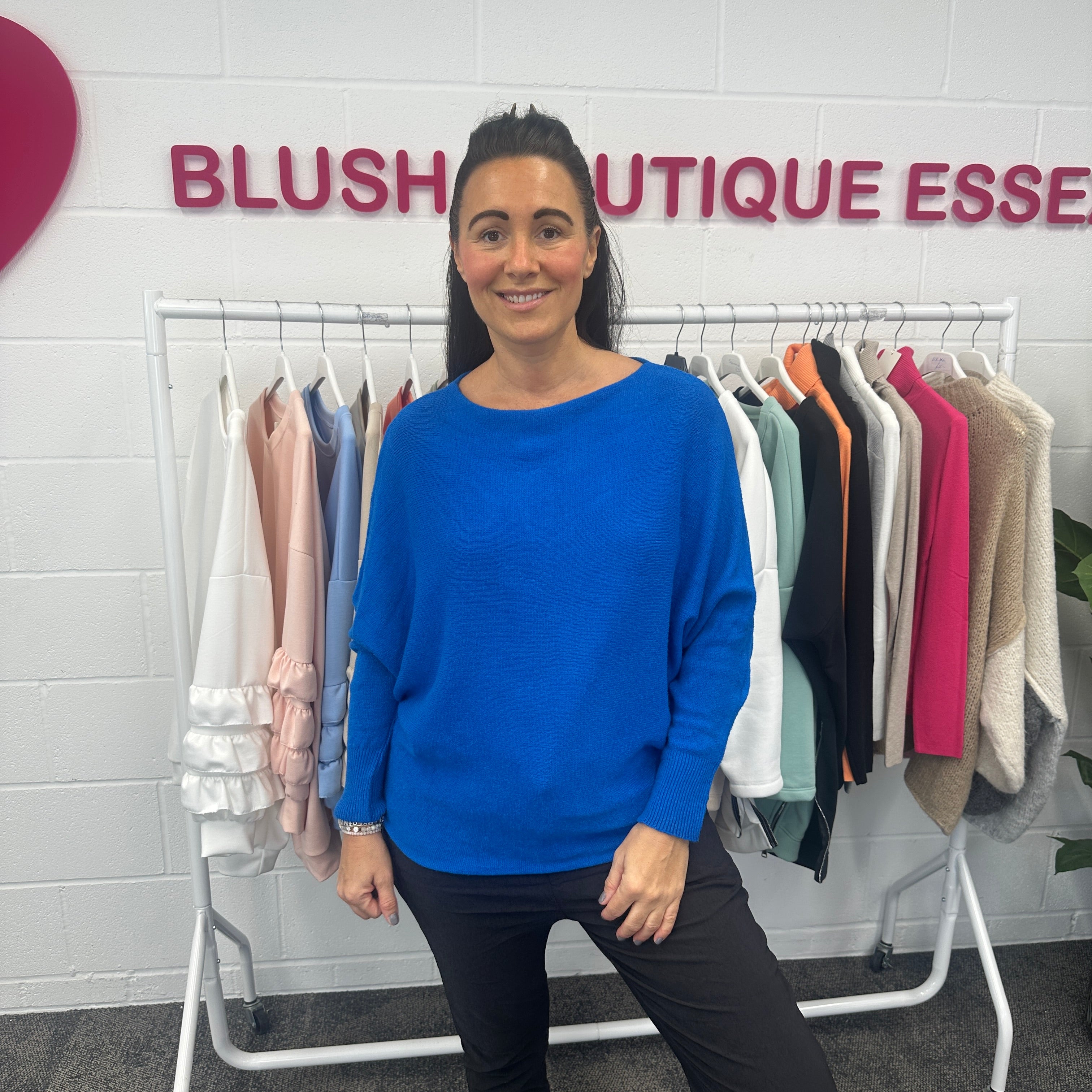 Bree Soft Knit Jumper - Blush Boutique Essex