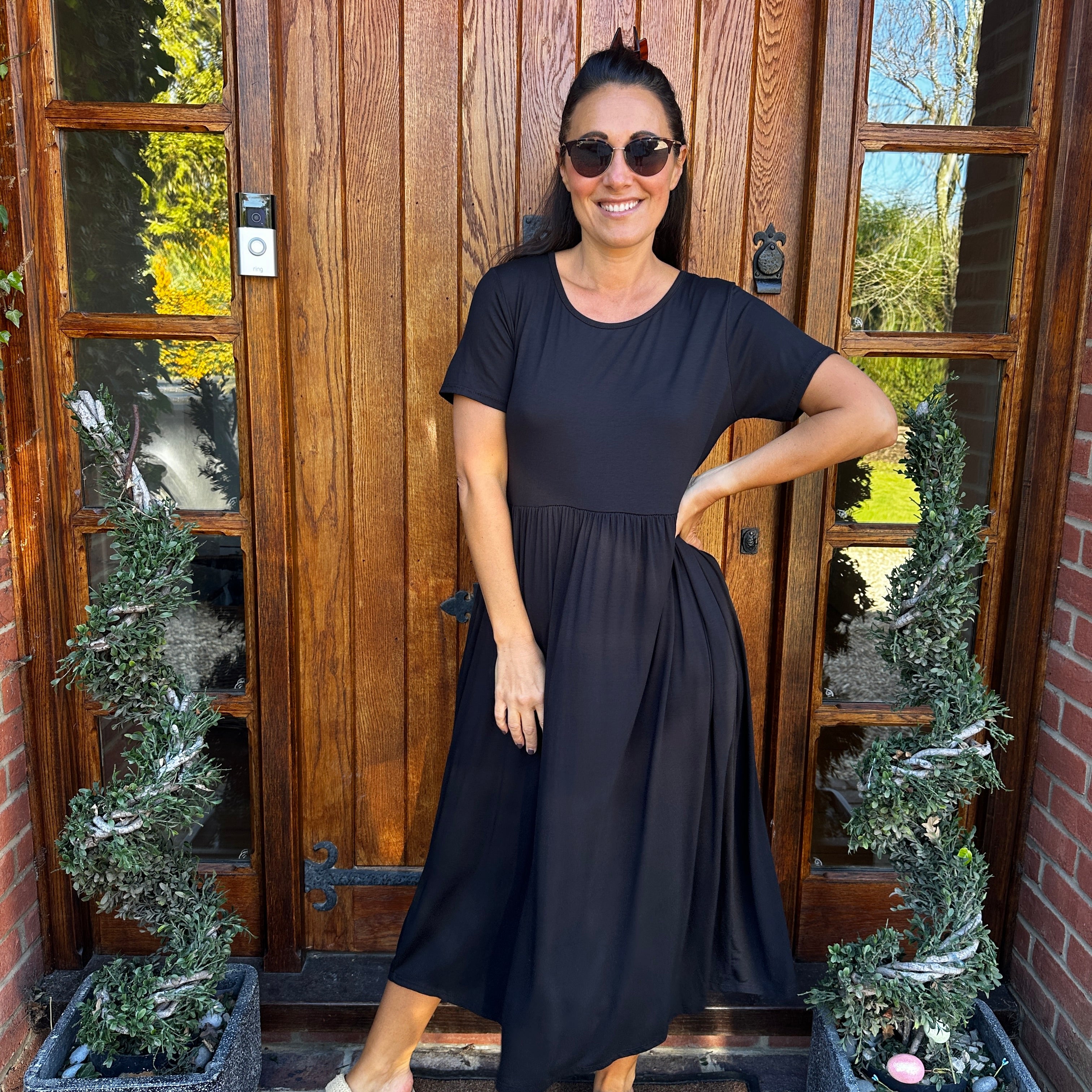 Helena Jersey Dress - Blush Boutique Essex