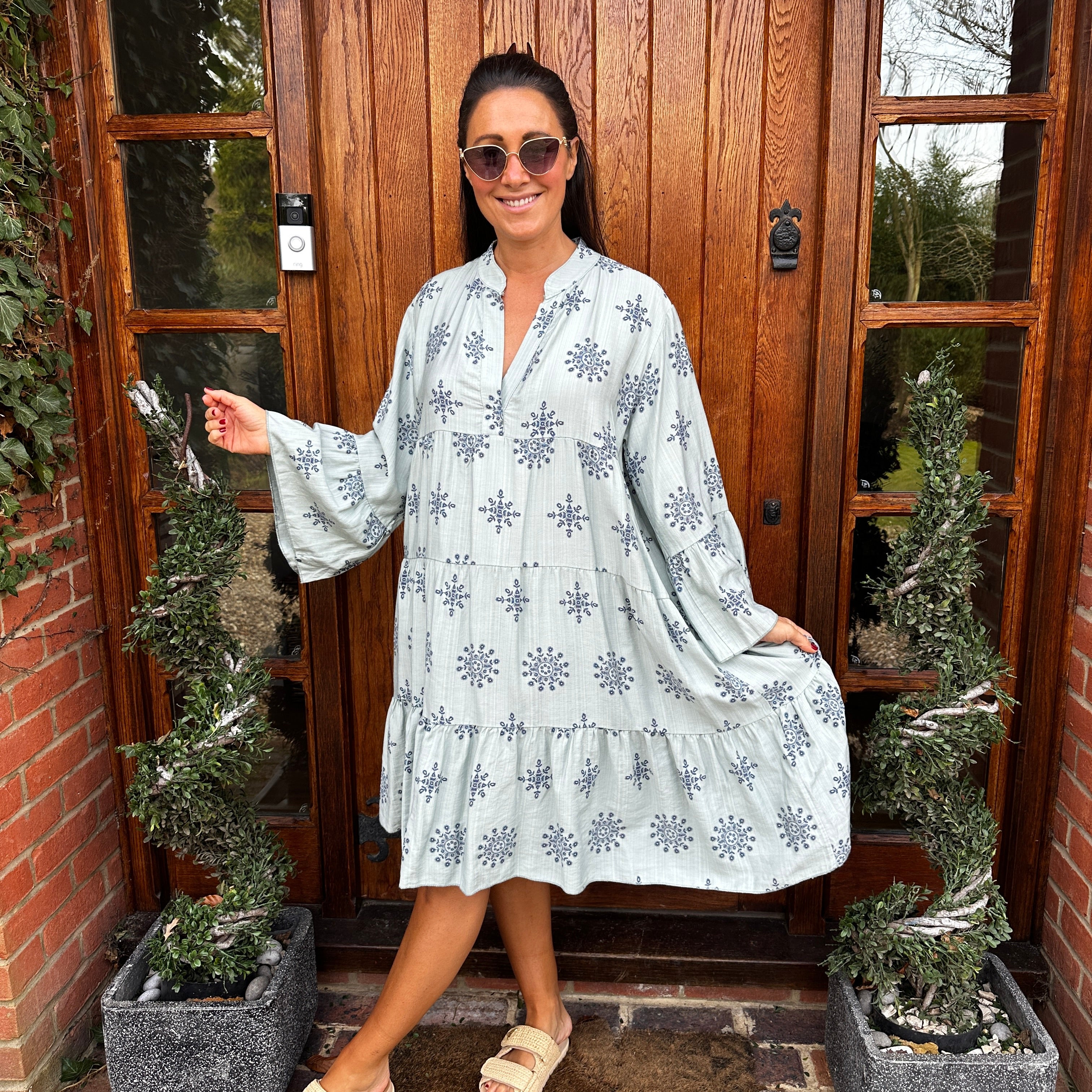 Delilah Swing Dress - Blush Boutique Essex