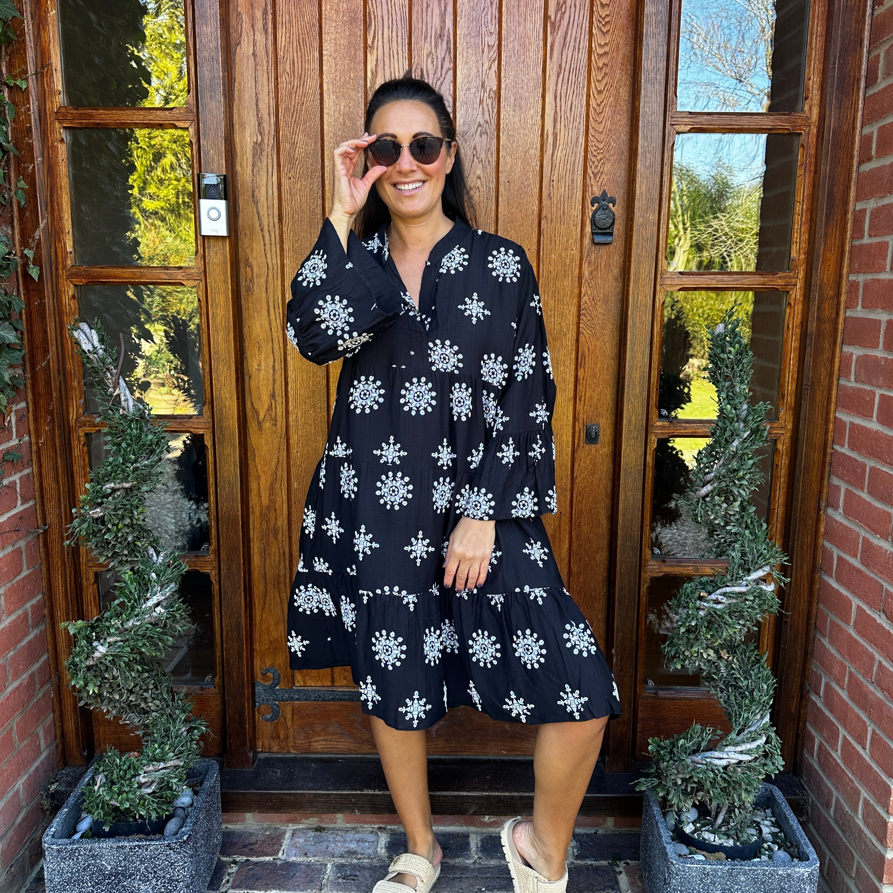 Delilah Swing Dress - Blush Boutique Essex