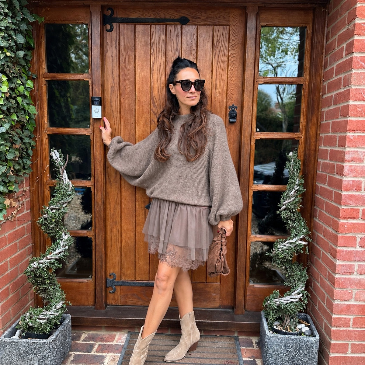 Kayla Jumper Dress - Blush Boutique Essex