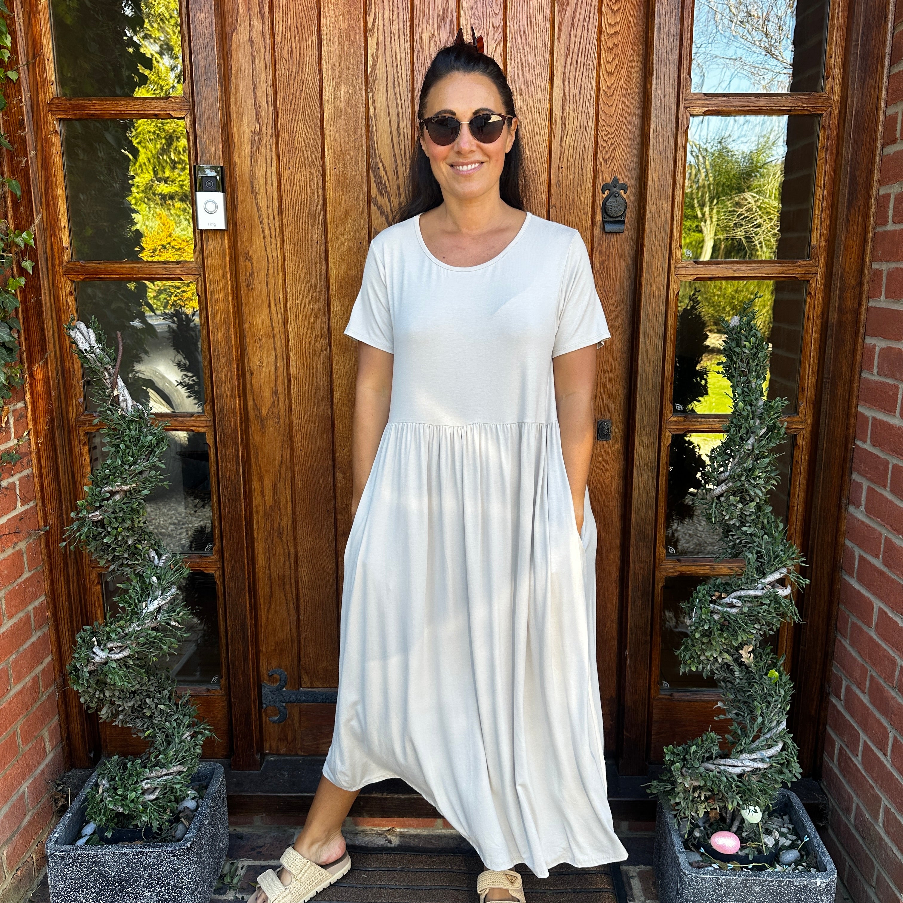 Helena Jersey Dress - Blush Boutique Essex