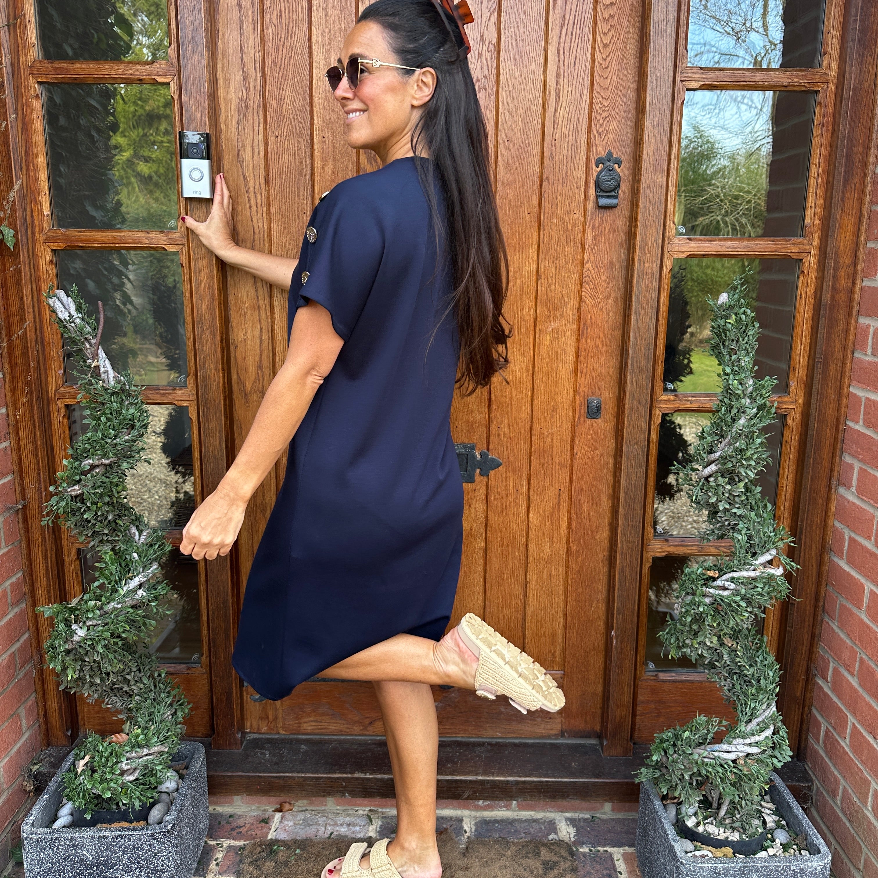 Heidi Belt Dress - Blush Boutique Essex