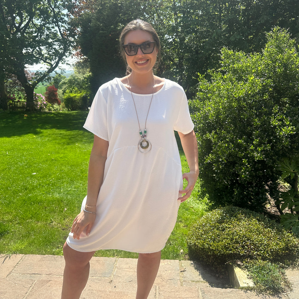 Taylor Necklace Dress - Blush Boutique Essex