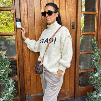 Ciao Knit Jumper - Blush Boutique Essex