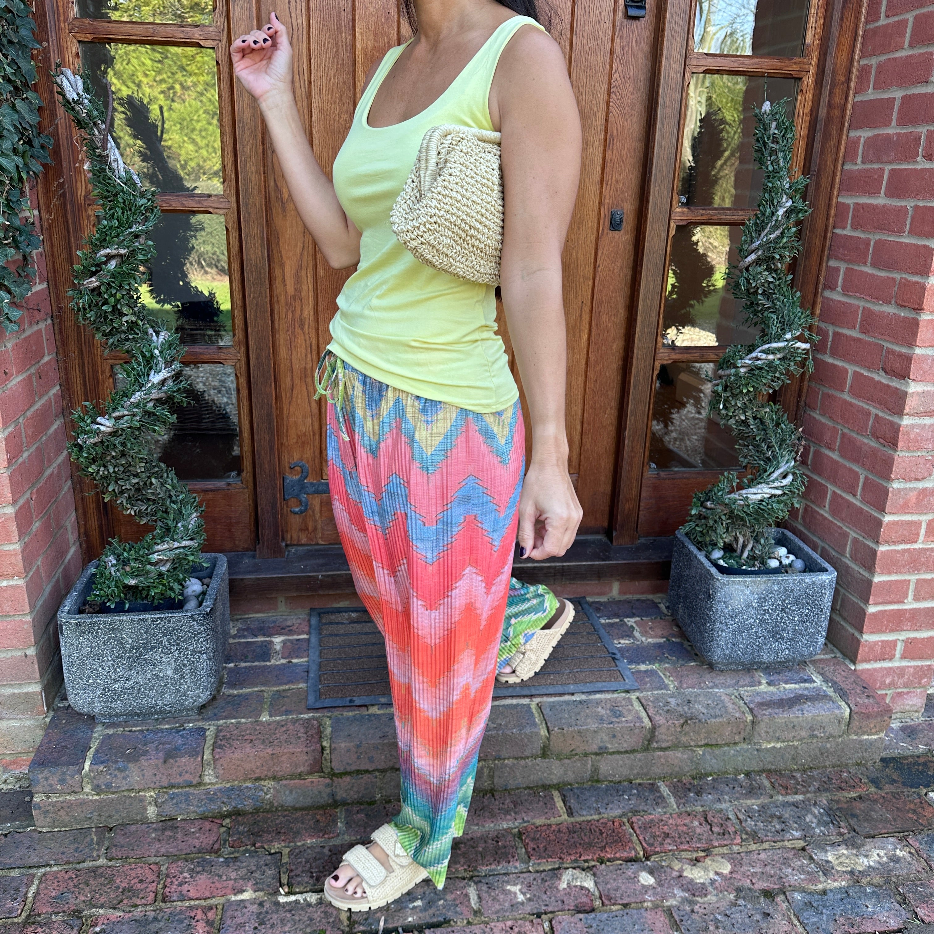 Piper Pleated Trousers - Blush Boutique Essex