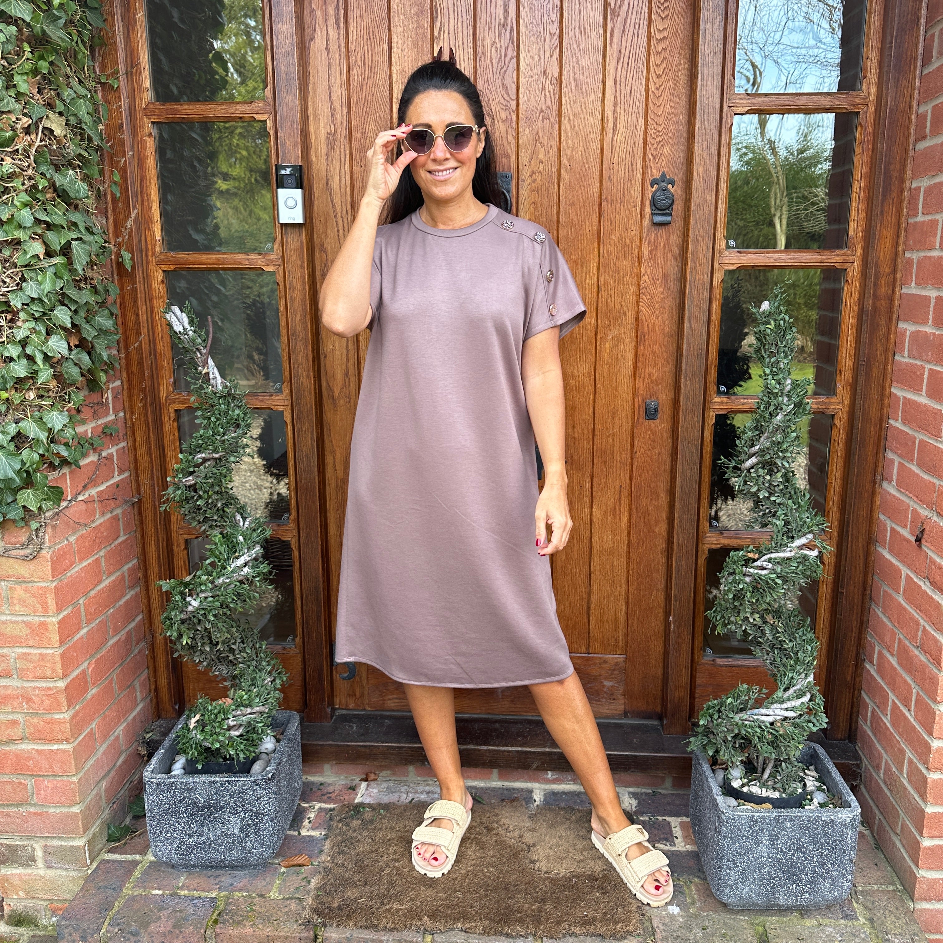 Heidi Belt Dress - Blush Boutique Essex