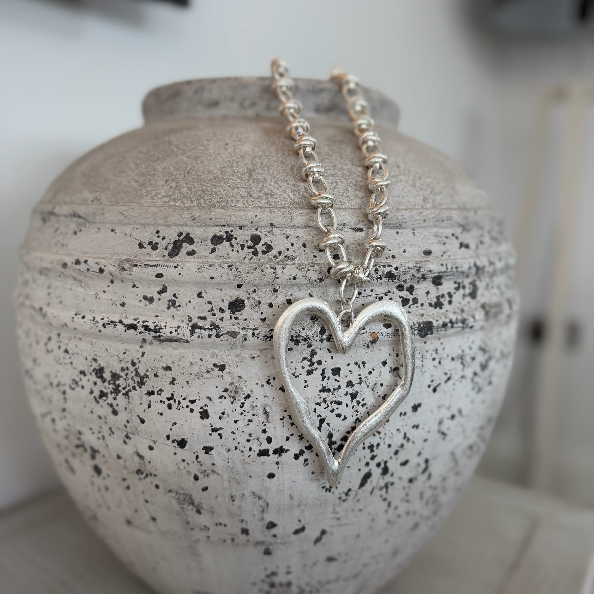 Sasha Heart Necklace - Blush Boutique Essex