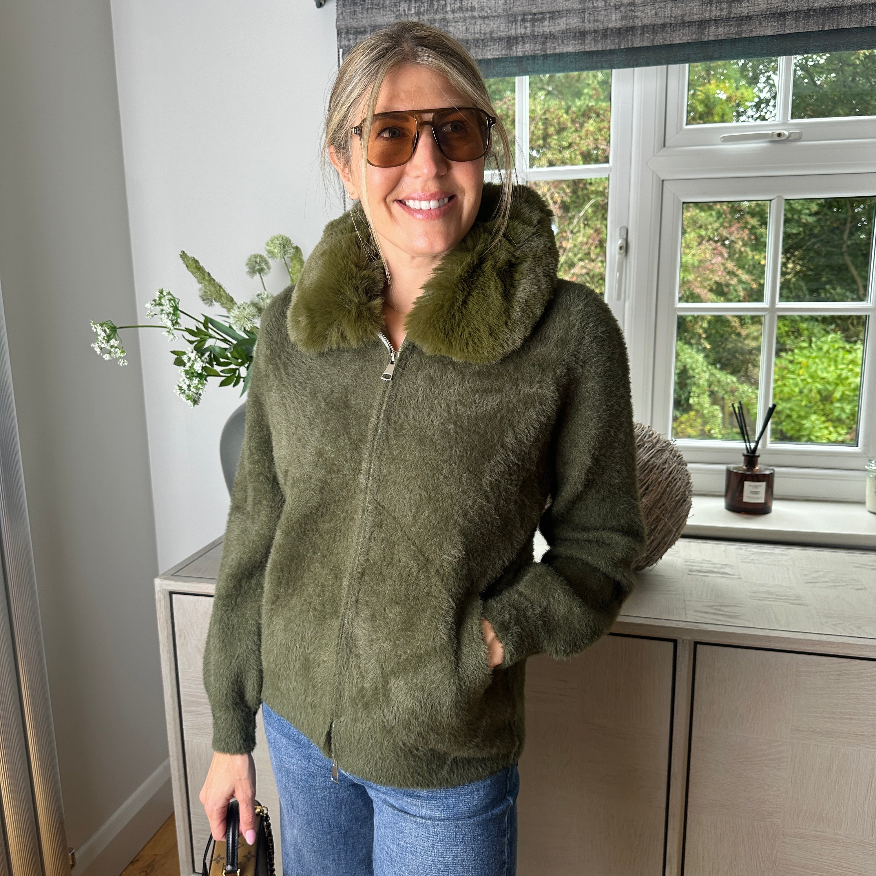 Cozi Fur Cardigan