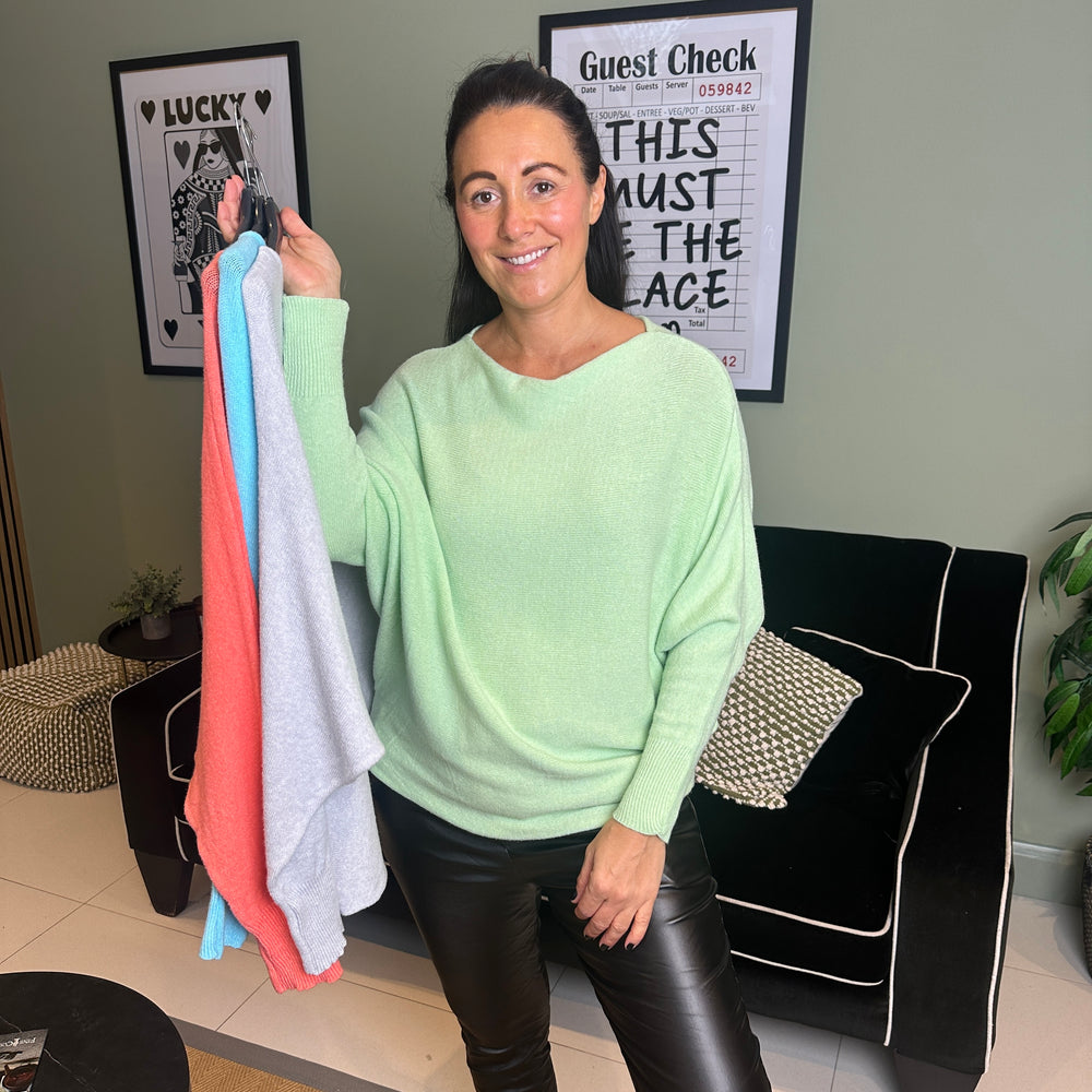 Bree Soft Knit Jumper - Blush Boutique Essex