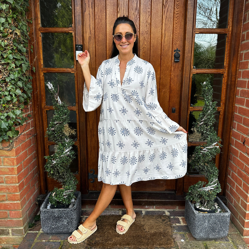 Delilah Swing Dress - Blush Boutique Essex