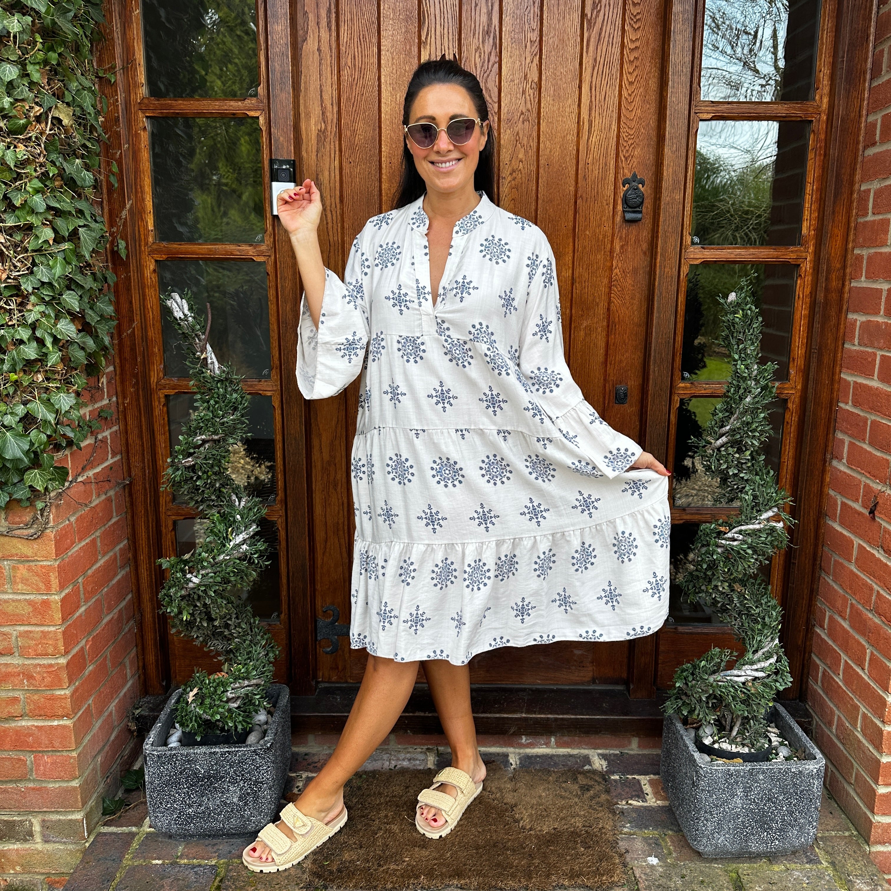 Delilah Swing Dress - Blush Boutique Essex