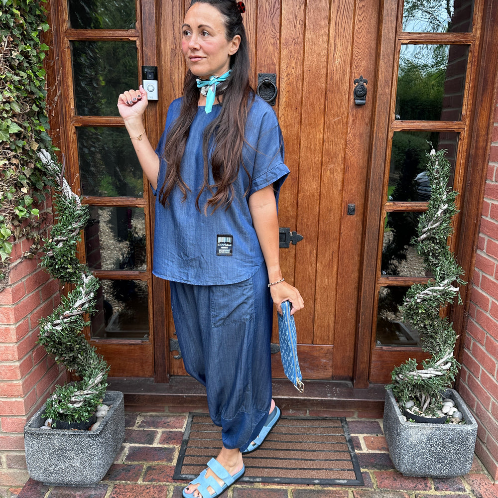 Lola Denim Co Ord - Blush Boutique Essex