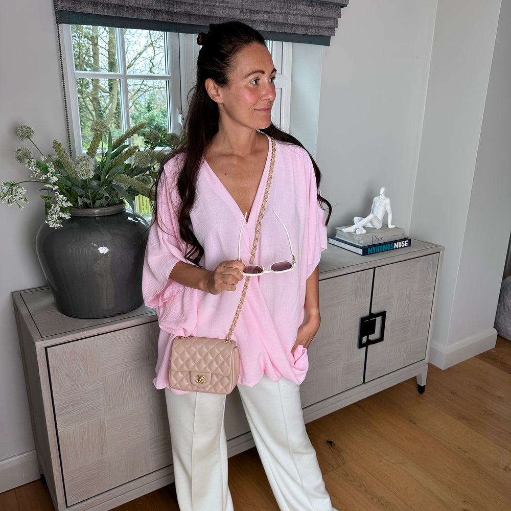 Stacey drape top - Blush Boutique Essex
