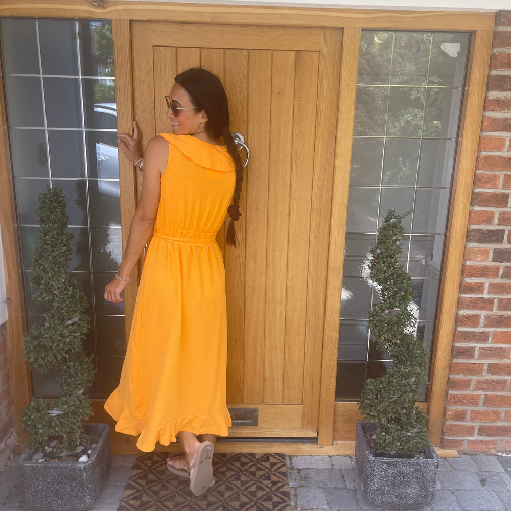 Bliss Ruffle Wrap Dress - Blush Boutique Essex