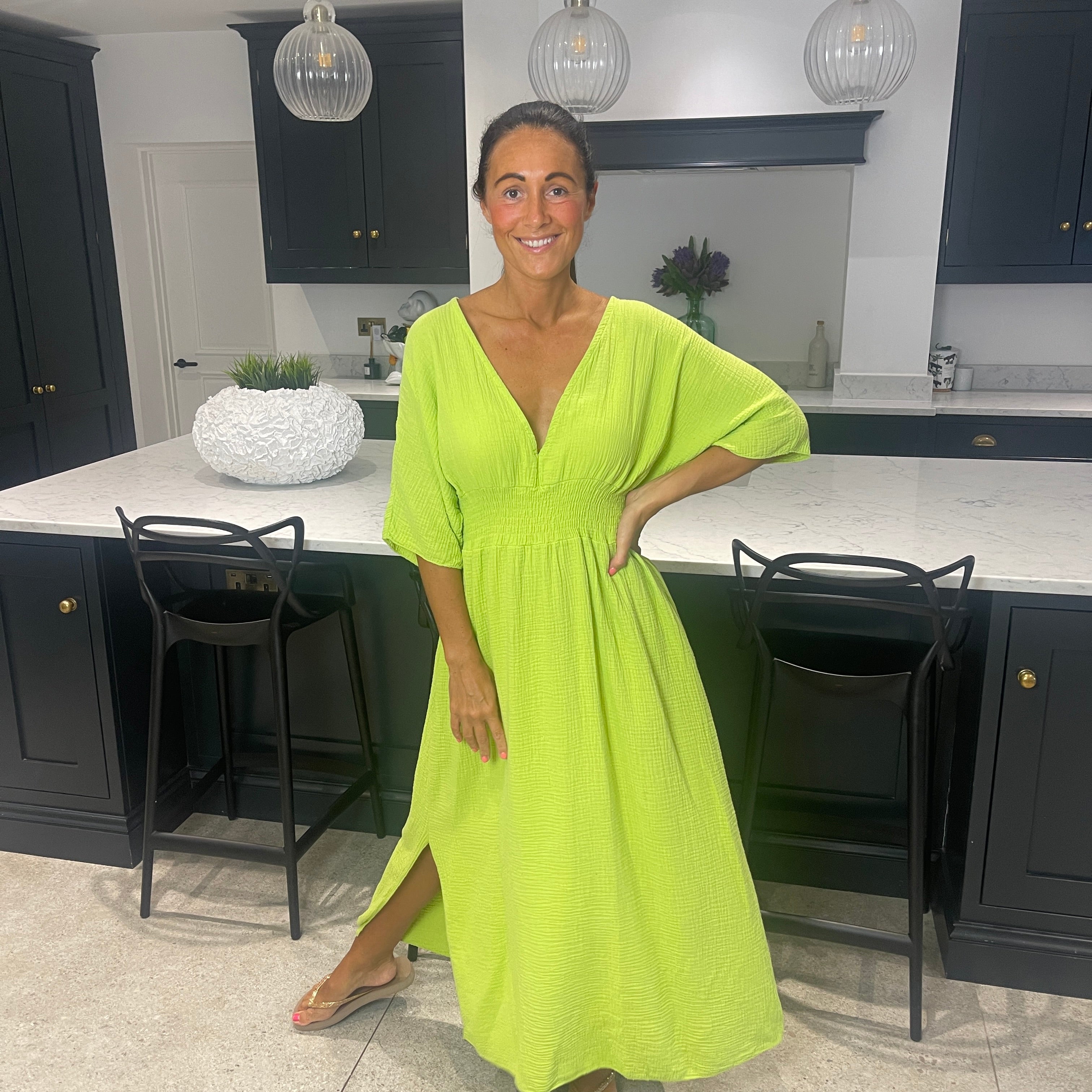 Chloe Cotton Cheesecloth Dress - Blush Boutique Essex