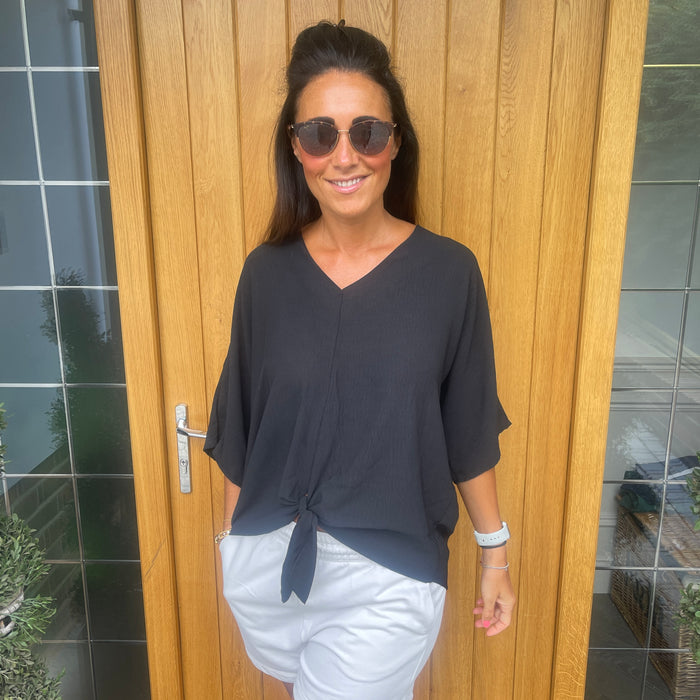 Chantelle Tie Top Blush Boutique Essex