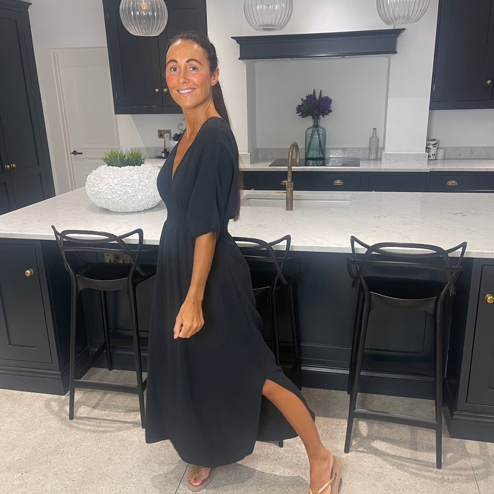 Chloe Cotton Cheesecloth Dress - Blush Boutique Essex