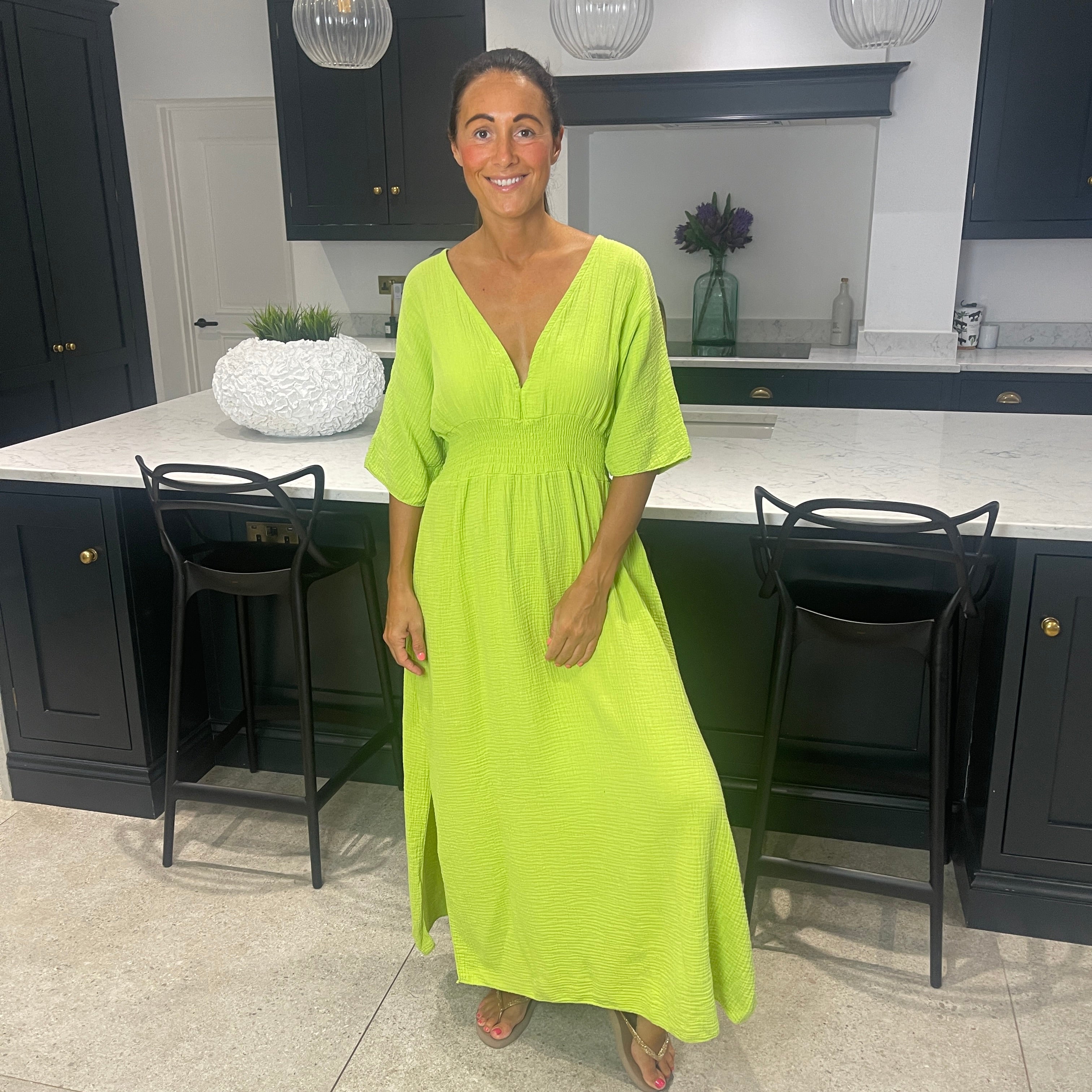 Chloe Cotton Cheesecloth Dress - Blush Boutique Essex