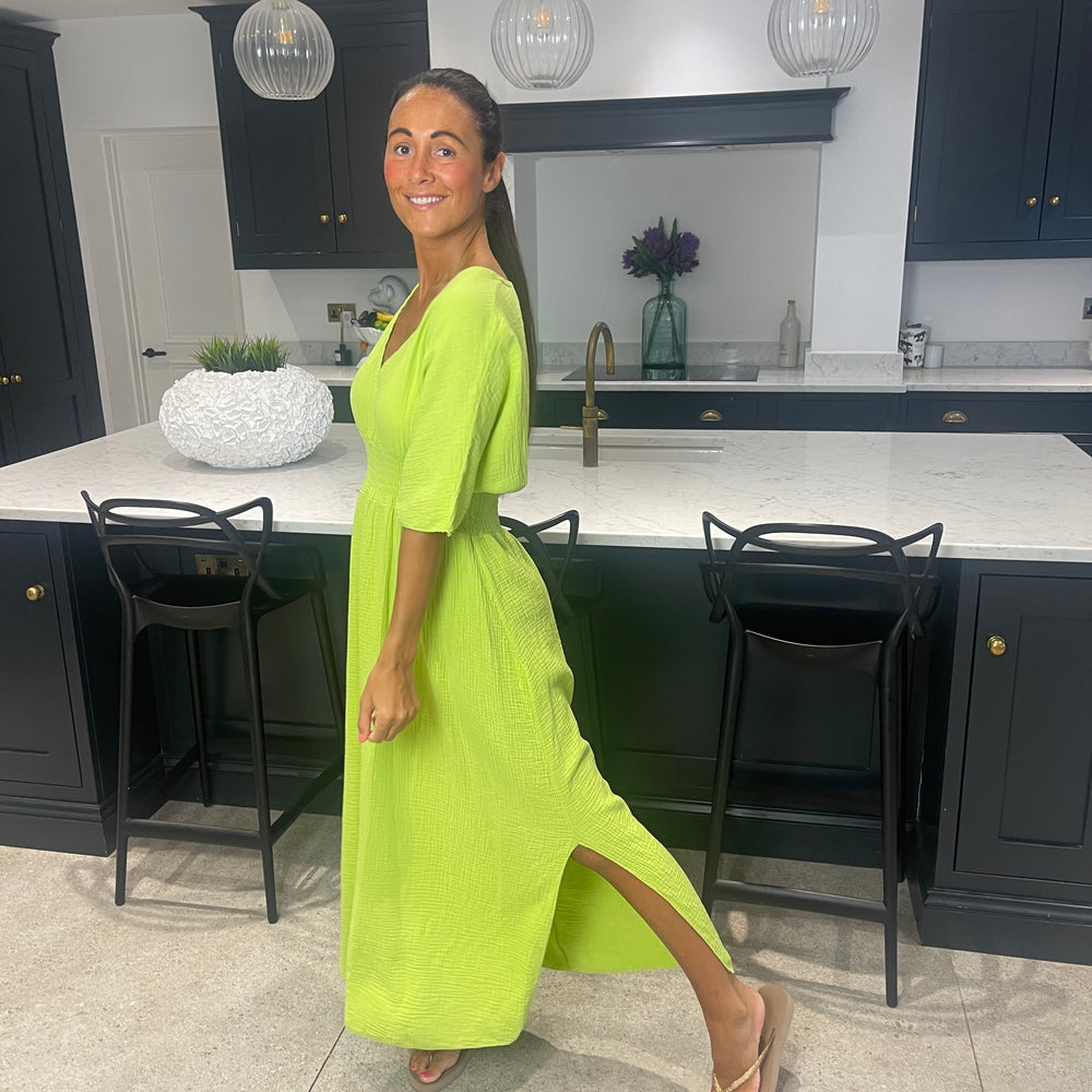 Chloe Cotton Cheesecloth Dress - Blush Boutique Essex