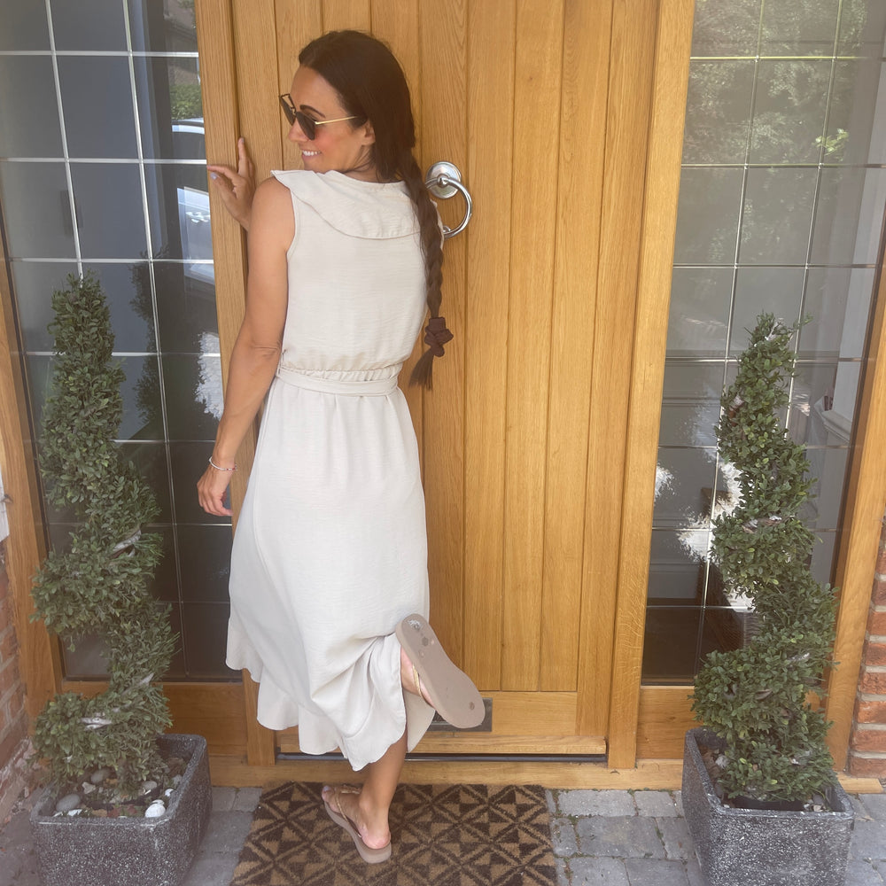 Bliss Ruffle Wrap Dress - Blush Boutique Essex