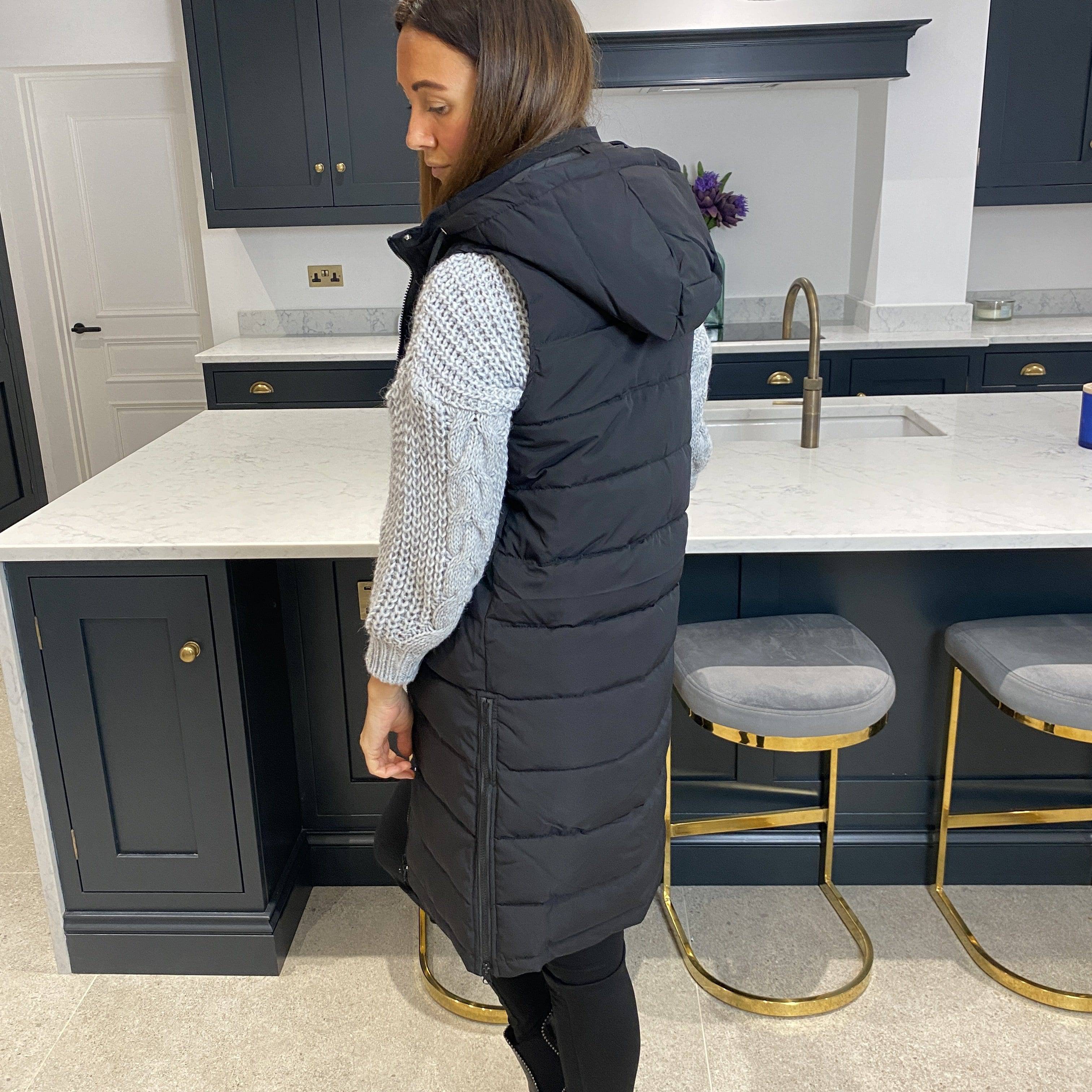 Charlie Quilted Body Warmer Black - Blush Boutique Essex