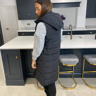 Charlie Quilted Body Warmer Black - Blush Boutique Essex