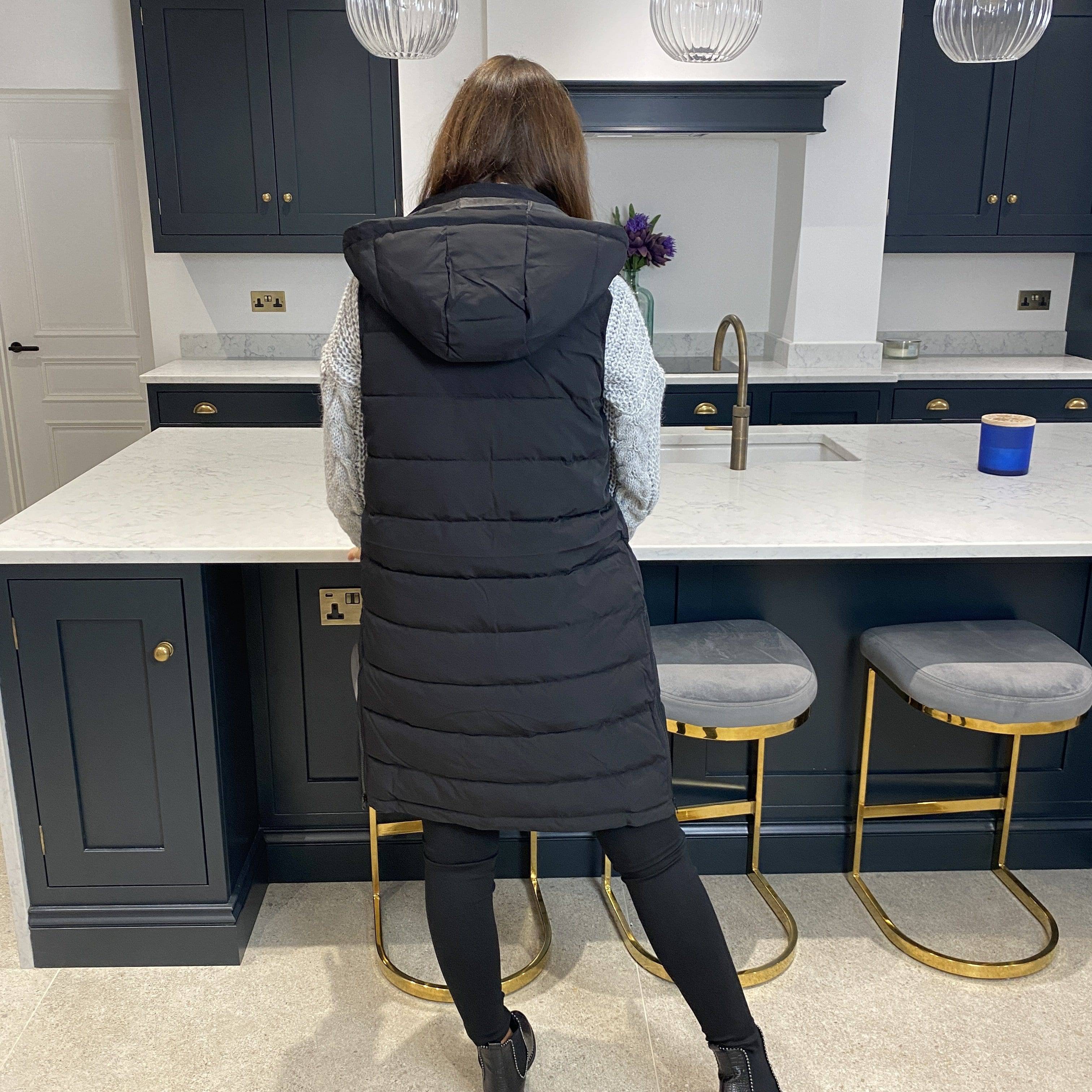 Charlie Quilted Body Warmer Black - Blush Boutique Essex