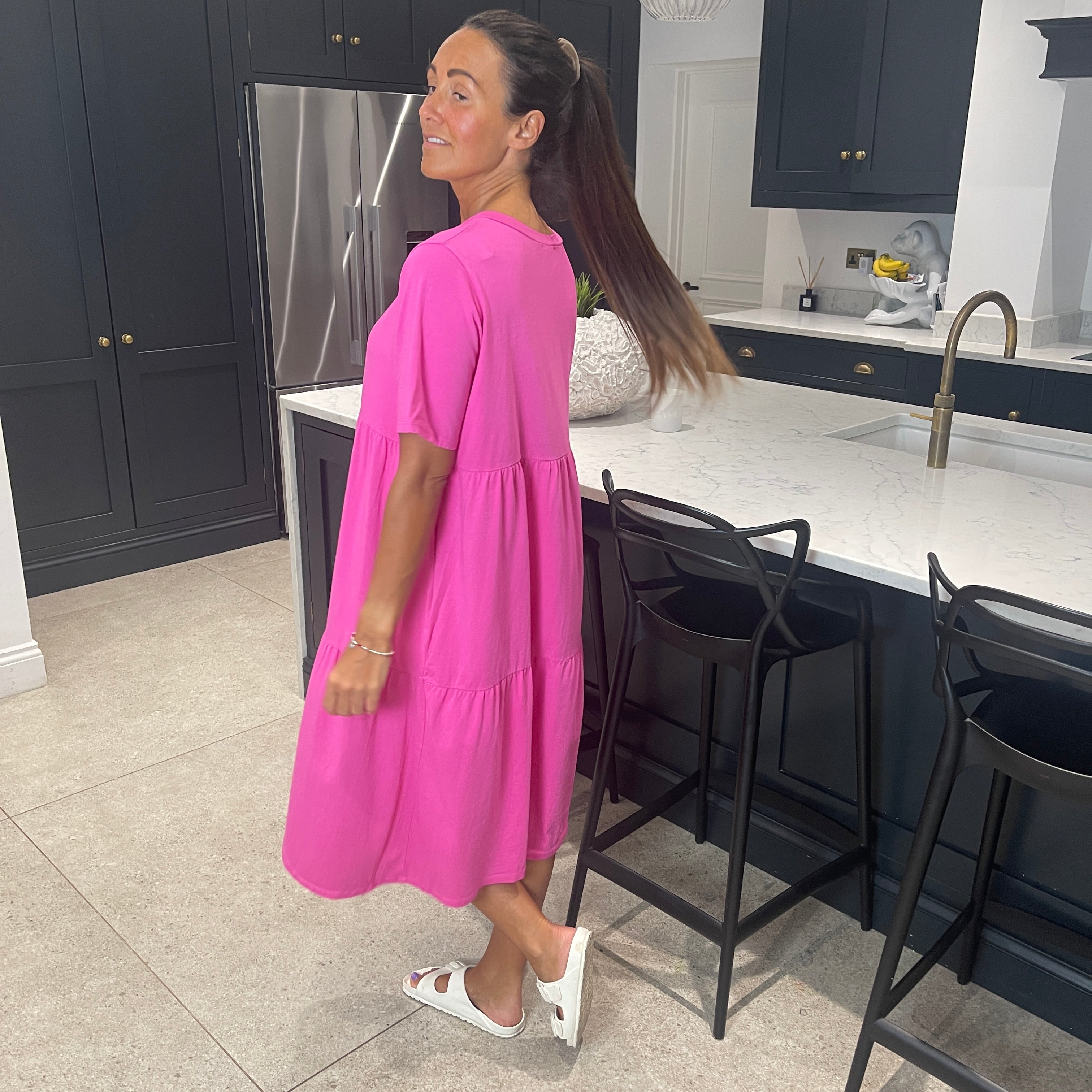 Stella Jersey Dress - Blush Boutique Essex