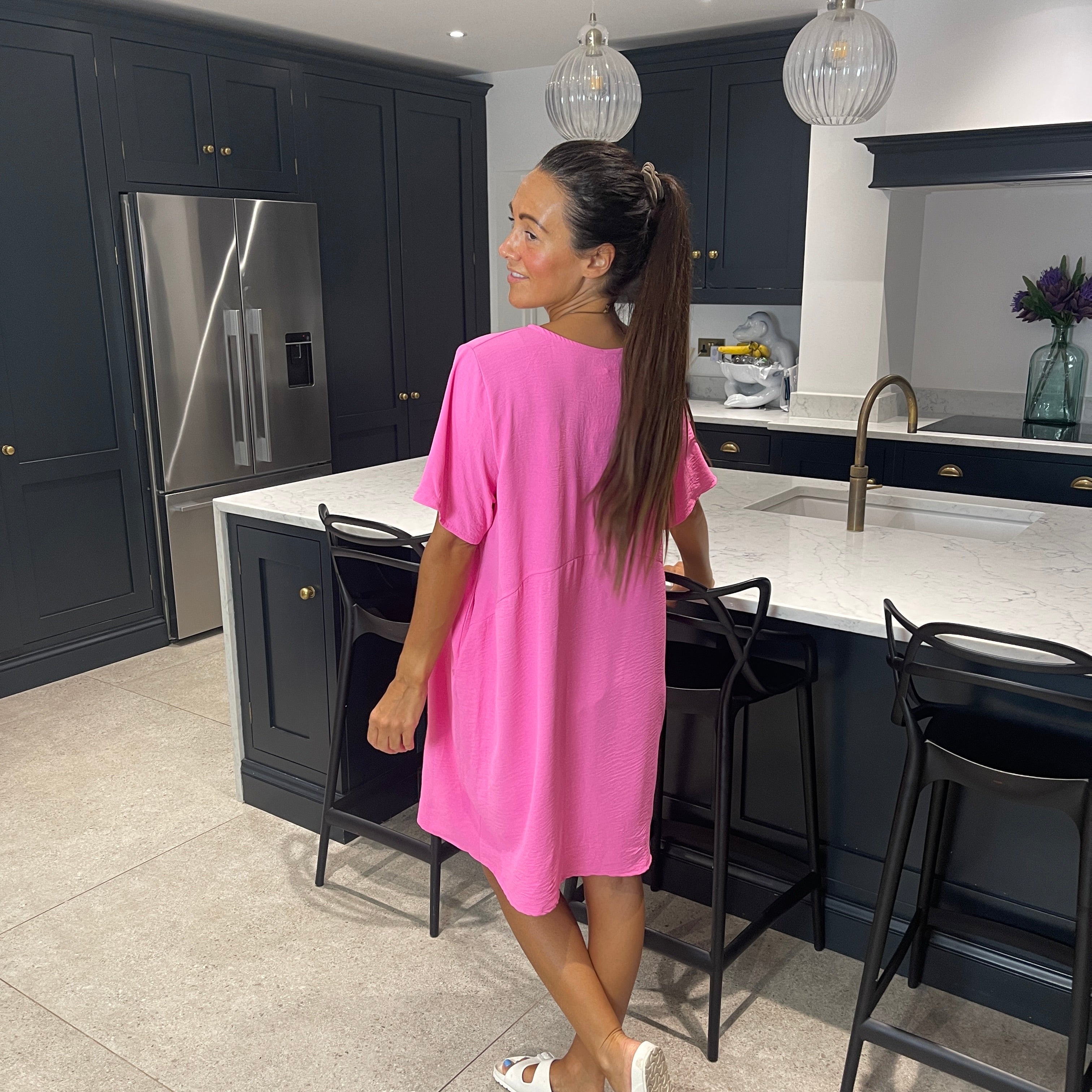 Bianca Necklace Dress - Blush Boutique Essex