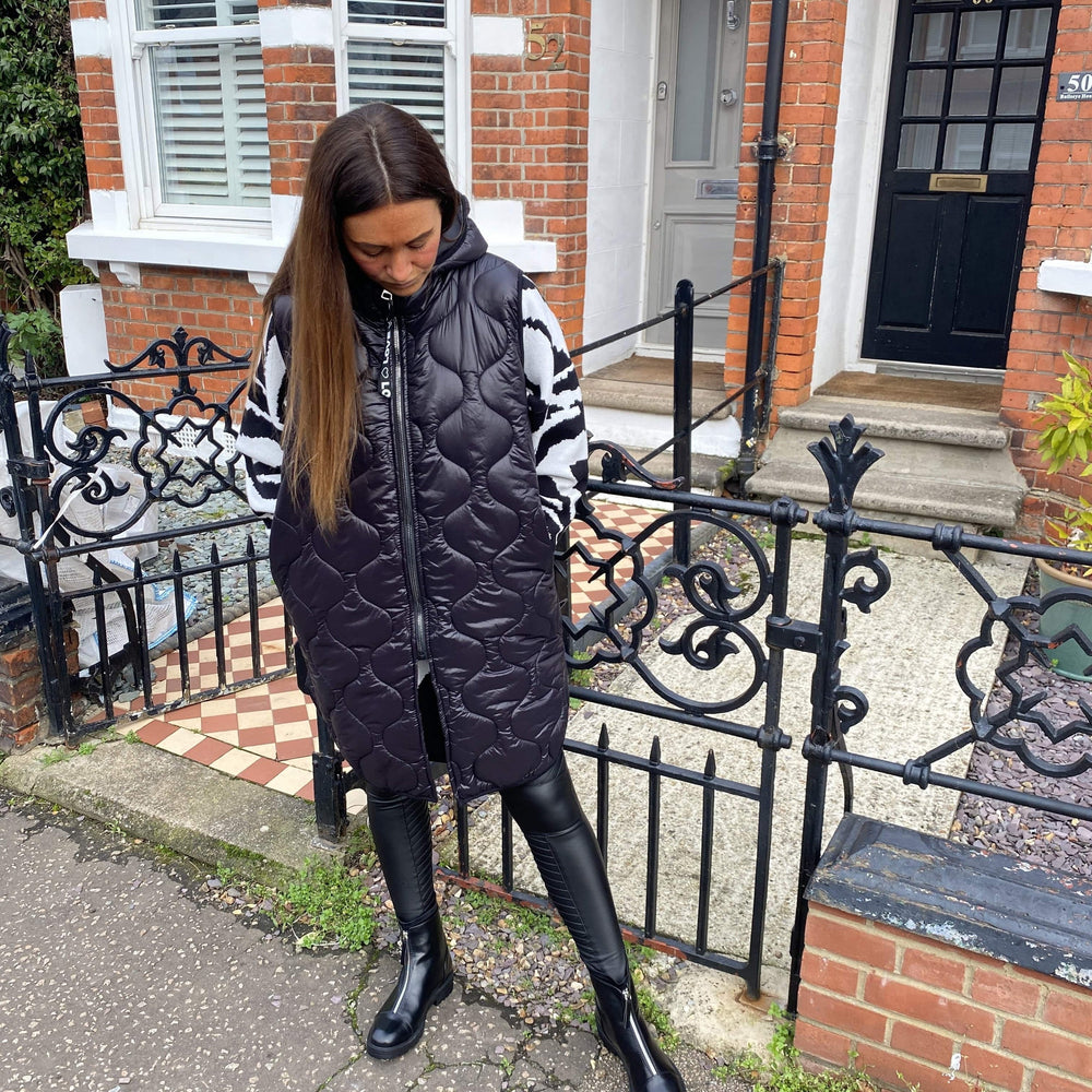 Love Quilted Body Warmer - Blush Boutique Essex