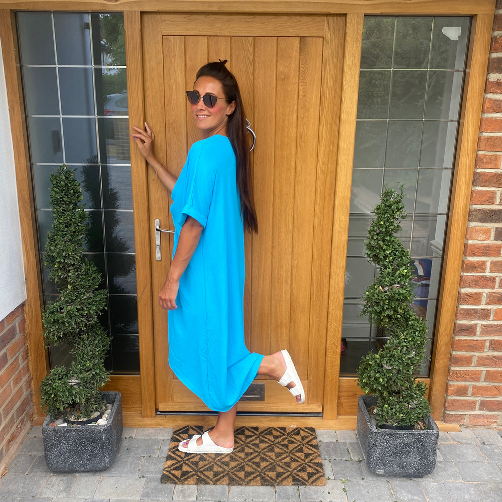 Tiffany Maxi Knot Dress - Blush Boutique Essex